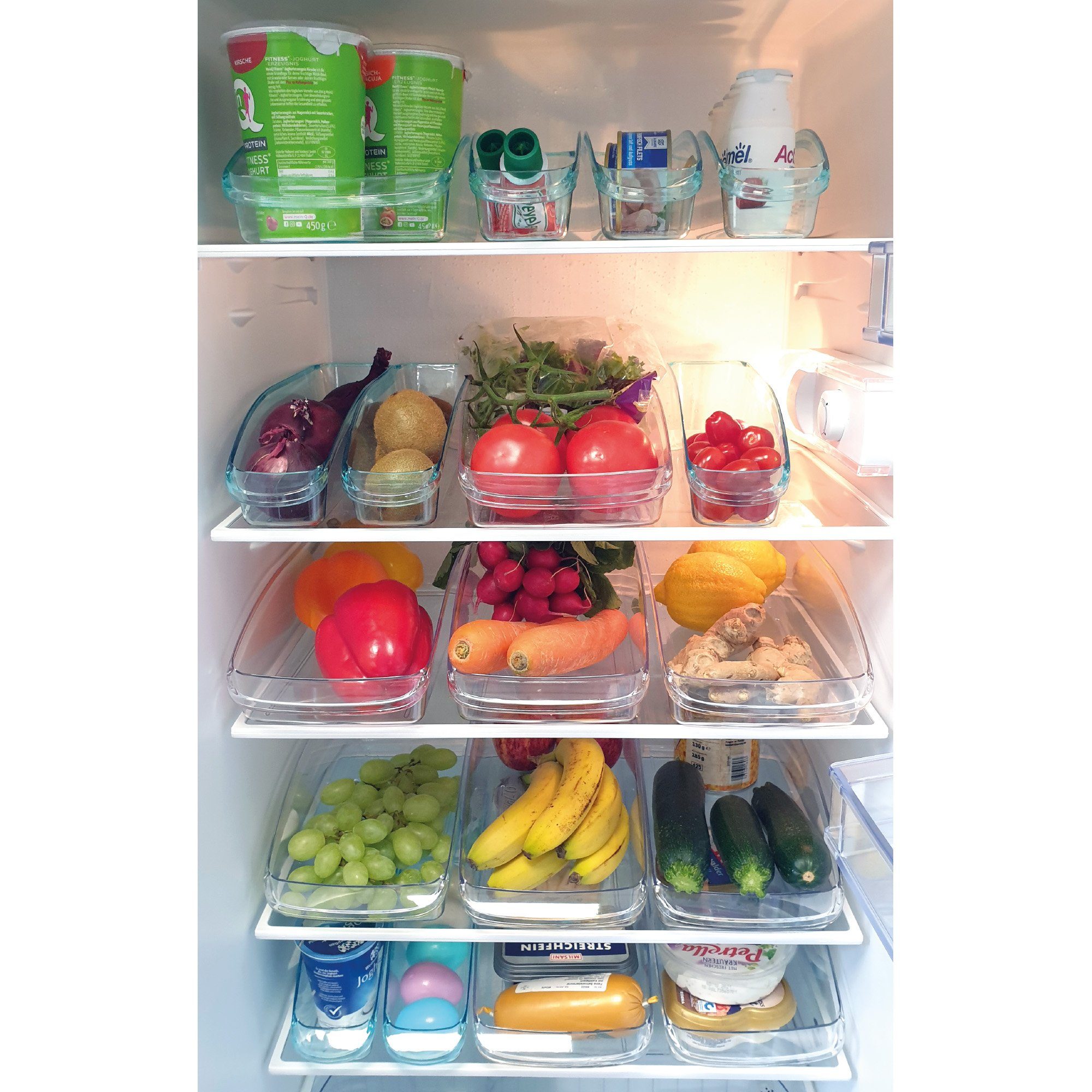 Bestlivings Aufbewahrungsbox BK-04133 (6 St., Größe M), Kühlschrank Behälter Kühlschrankbox Spülmaschinengeeignet – Bild 3 von 5