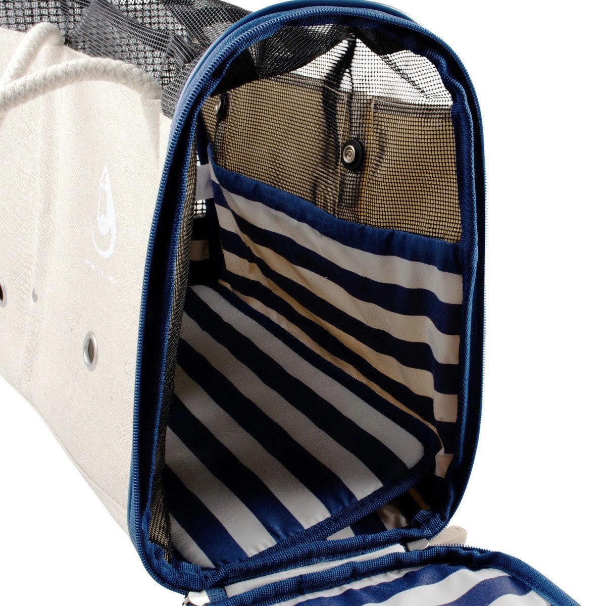 DUVO+ Tiertransporttasche Transporttasche Saint-Tropez beige für Hunde