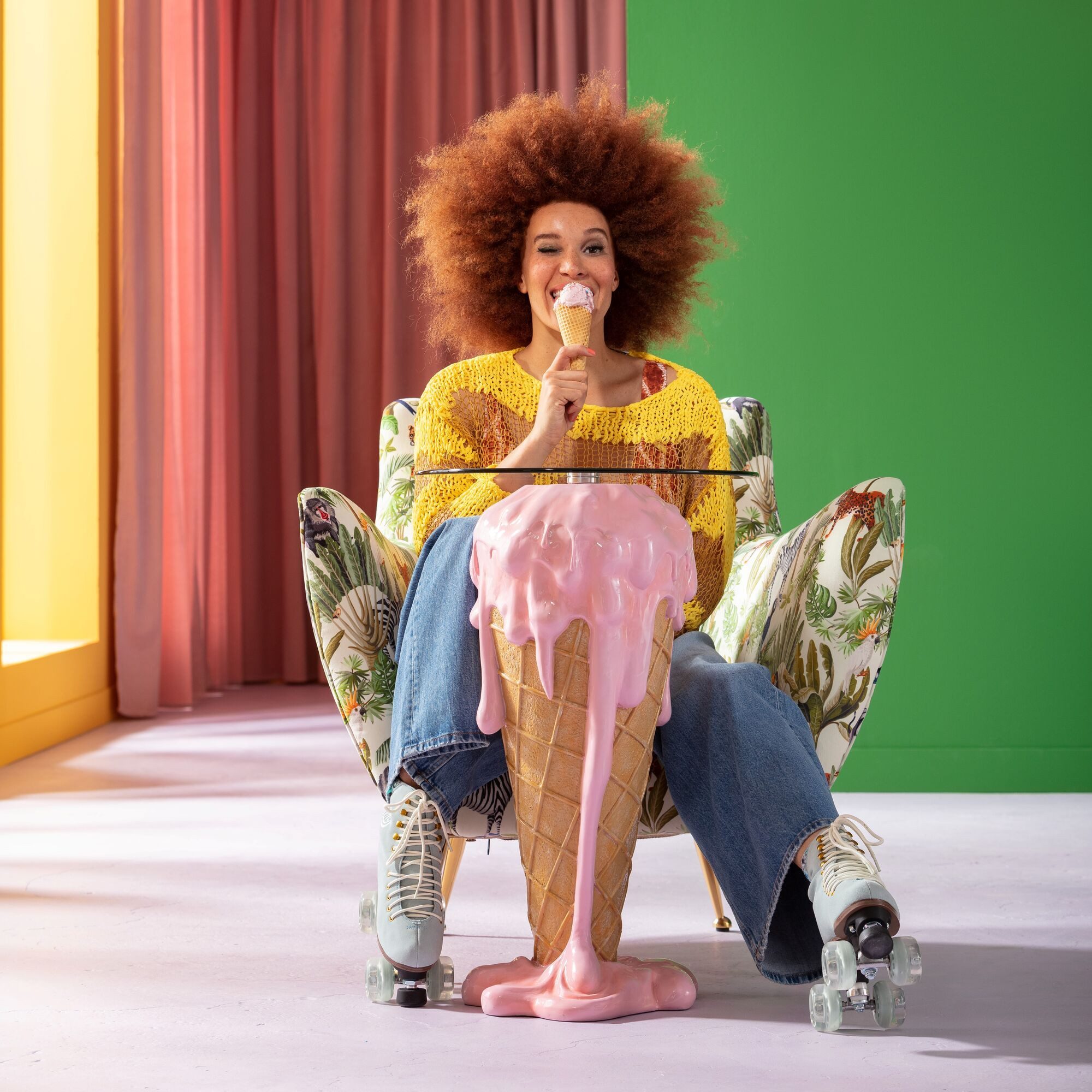 Kare Design Bistrotisch Ice Cream, Ø48cm günstig online kaufen