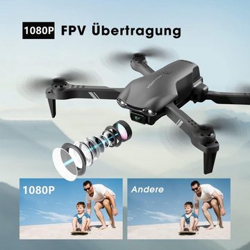 4DRC V13 mit 1080P HD FPV Kamera für Kinder & Anfänger Spielzeug-Drohne (1080P HD, Geste Selfie, mini, klappbar)
