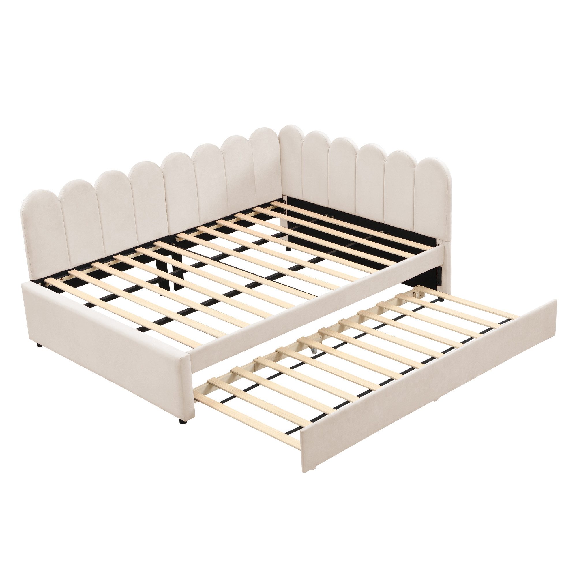 MODFU Schlafsofa Samt-Polsterbett, Kinderbett, 140x200 mit günstig online kaufen