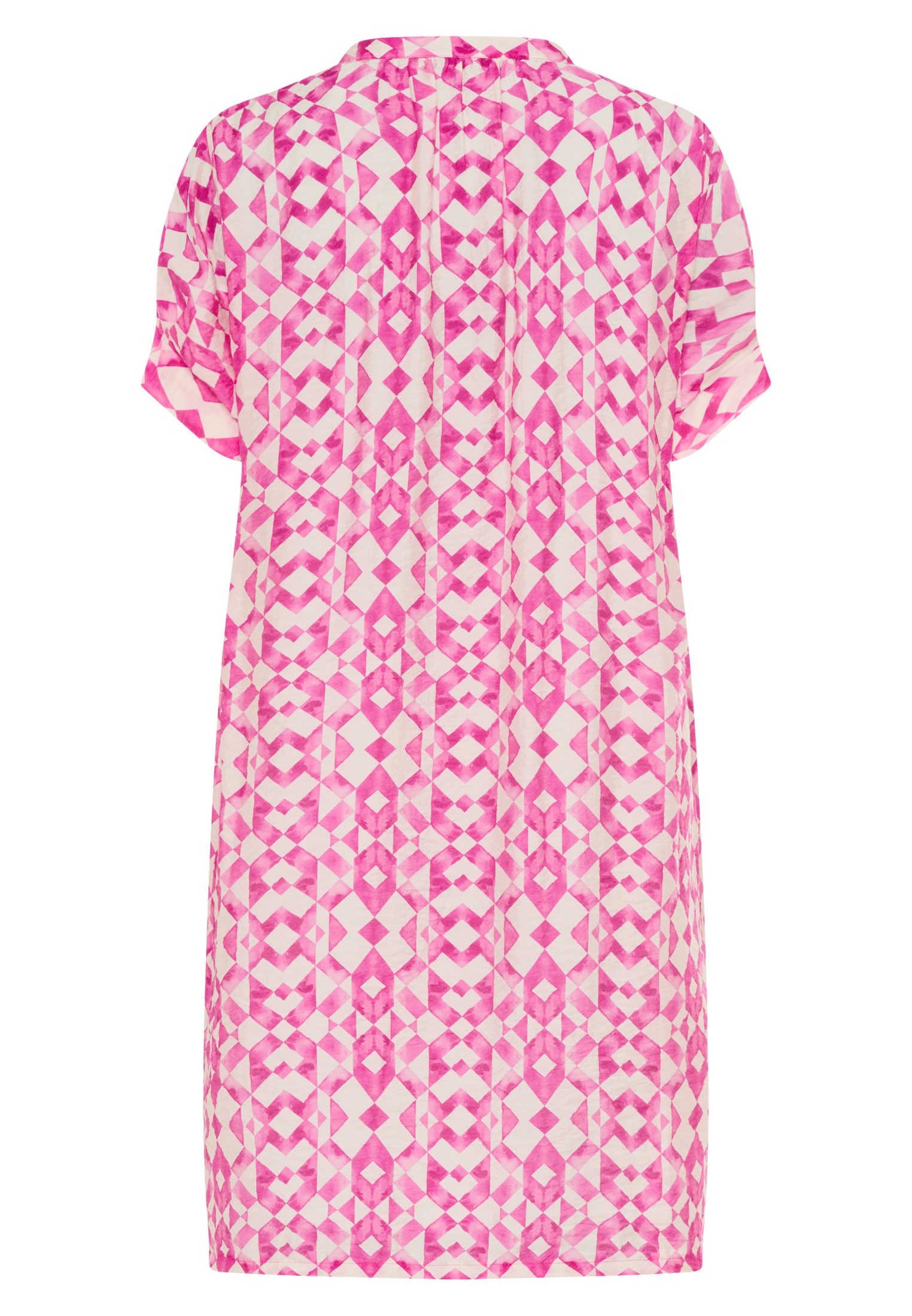 MARC AUREL Midikleid mit pinkem Print