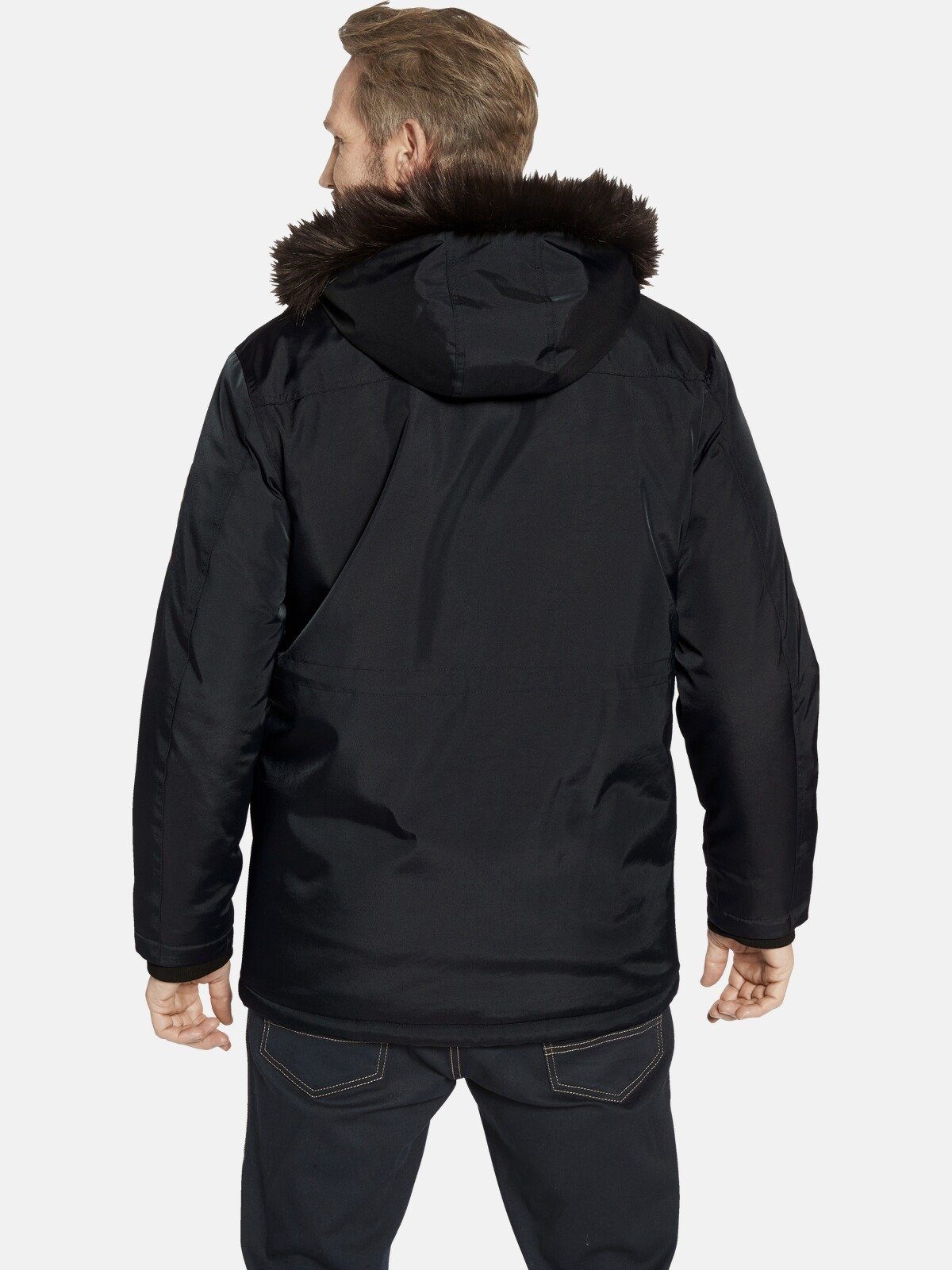 Jan Vanderstorm Outdoorjacke REIMAR mit abnehmbarer Kapuze günstig online kaufen