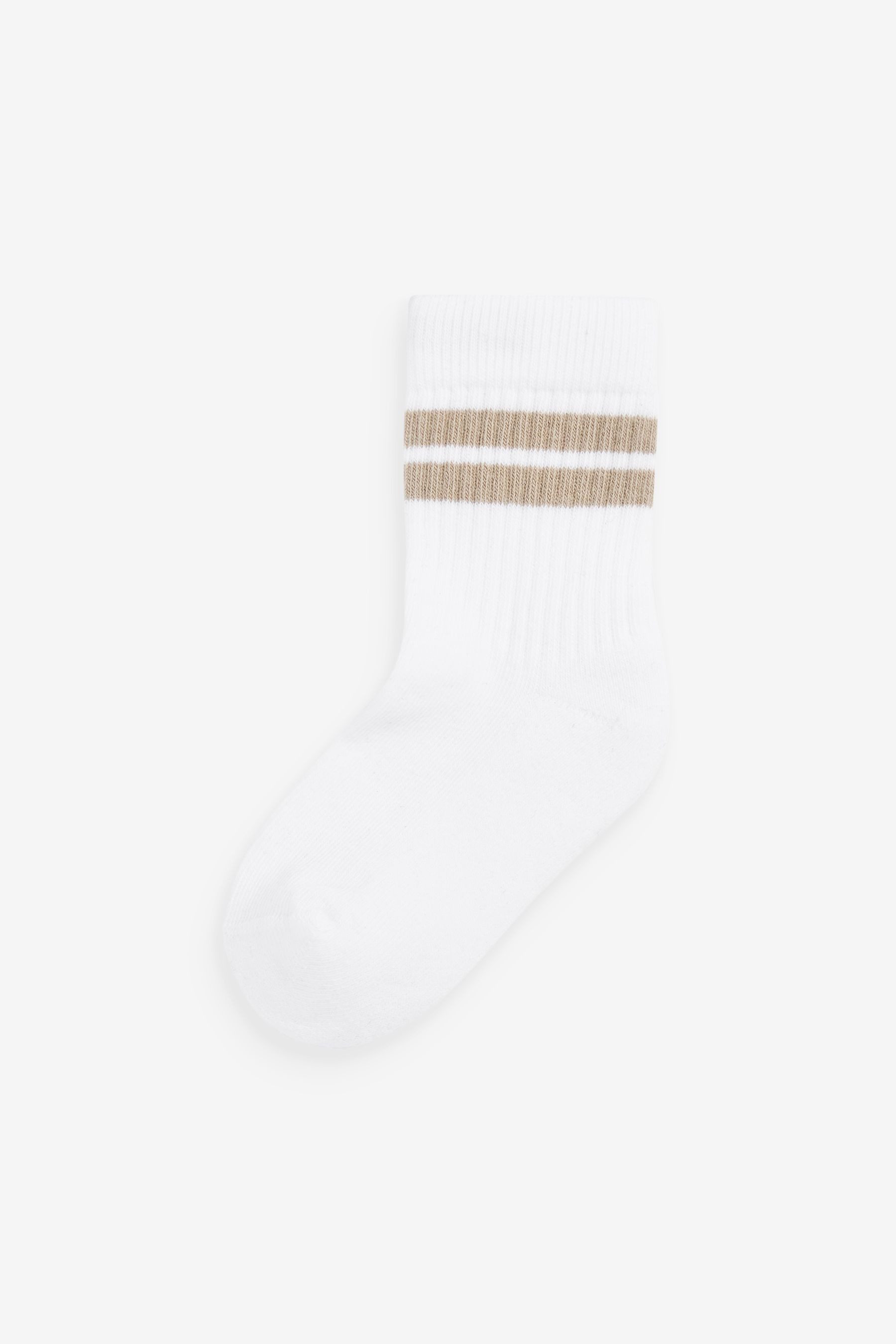 Next Kurzsocken Gerippte Sportsocken im 5er-Pack mit Fußbett (5-Paar) – Bild 2 von 5