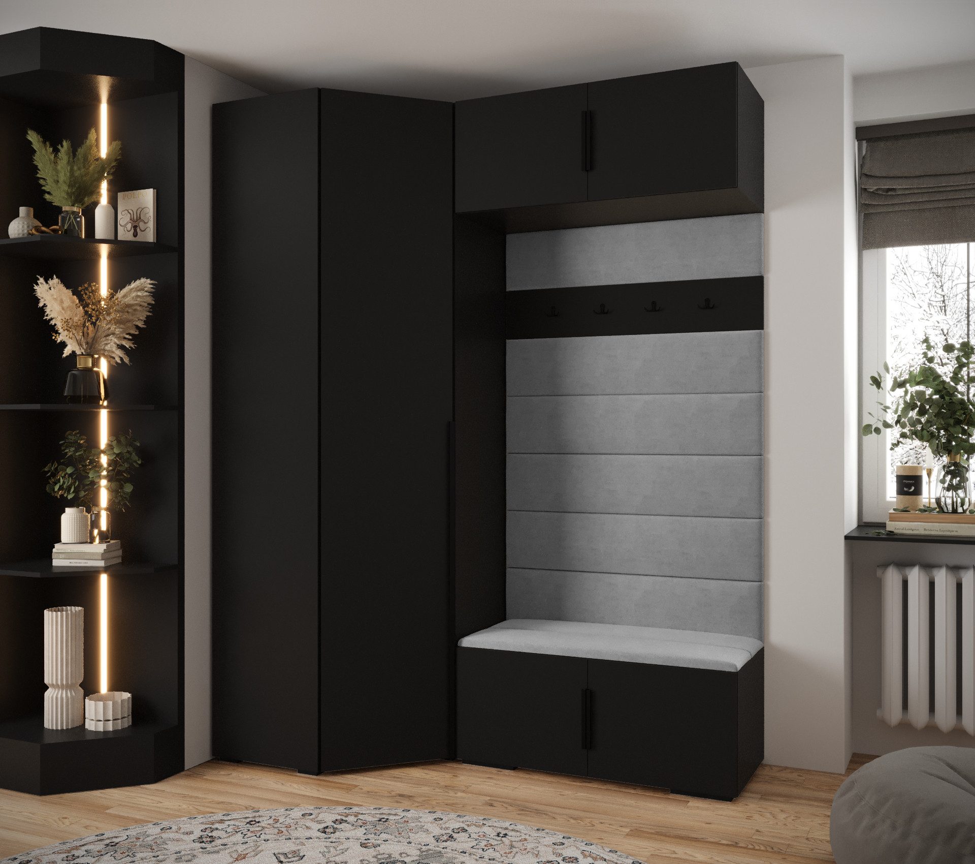 ABIKS MÖBEL Kompaktgarderobe INOVA 1 SATZ günstig online kaufen