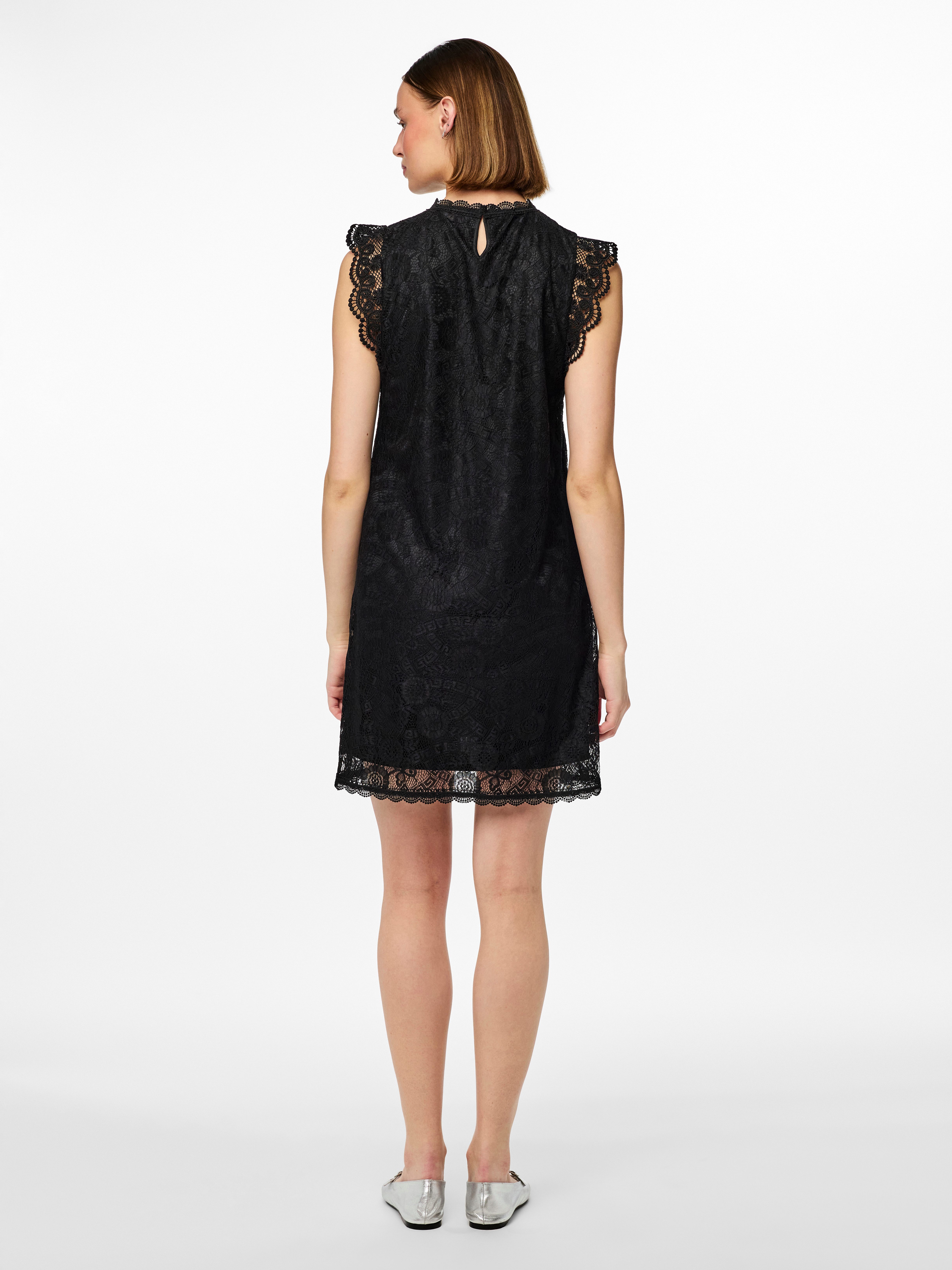 pieces Spitzenkleid PCOLLINE SL LACE DRESS NOOS Partykleid günstig online kaufen