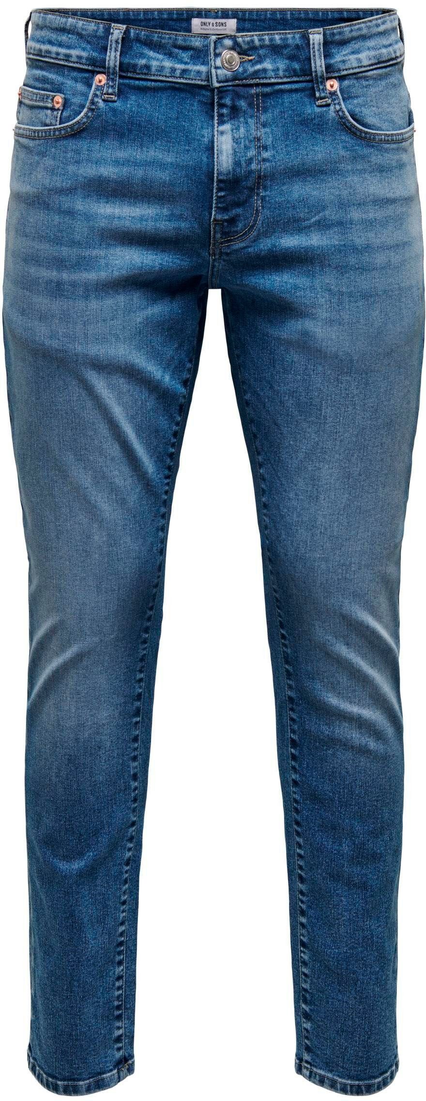 SONS ONSLOOM JEANS Medium Slim-fit-Jeans Denim BLUE ONLY OT 7777 D. & Blue SLIM DNM