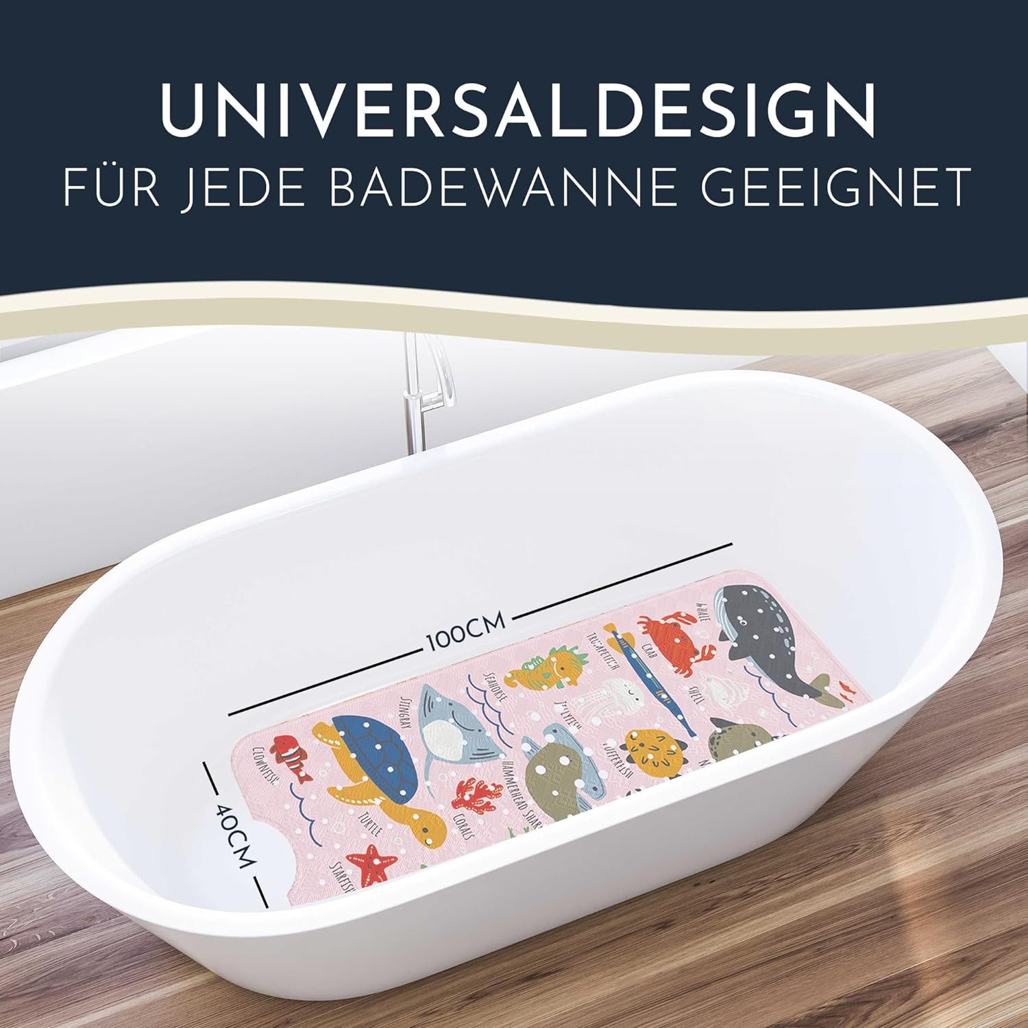 Homerella Badematte rutschfest Kinder - 100% günstig online kaufen