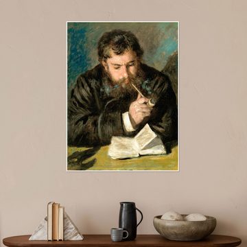Posterlounge Poster Pierre-Auguste Renoir, Claude Monet, Malerei