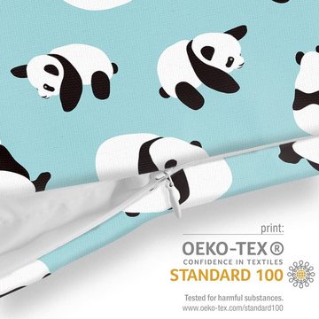 Kissenbezug, VOID (1 Stück), Panda Muster Kinderzimmer Bär cartoons hübsch nett süss charakter bär