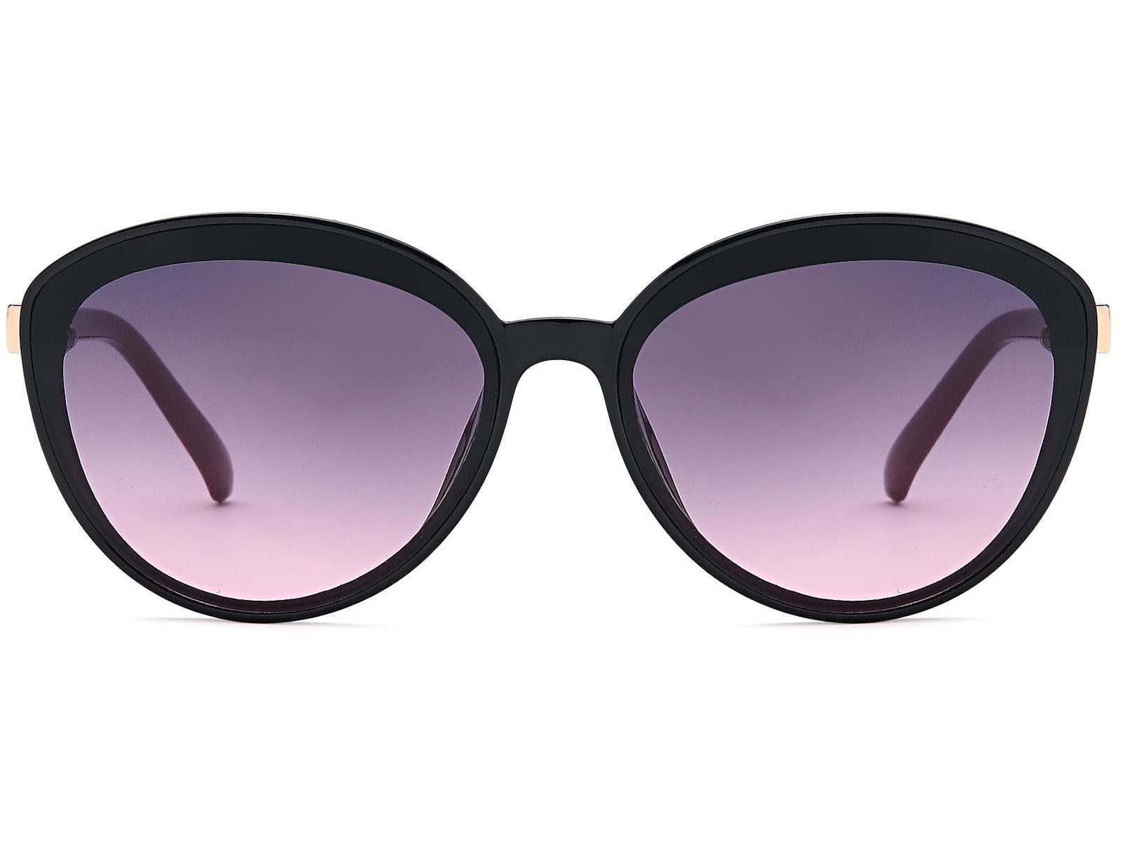 styleBREAKER Sonnenbrille Ovale Sonnenbrille - filigraner Kunststoff Rahmen (1-St) Gradient