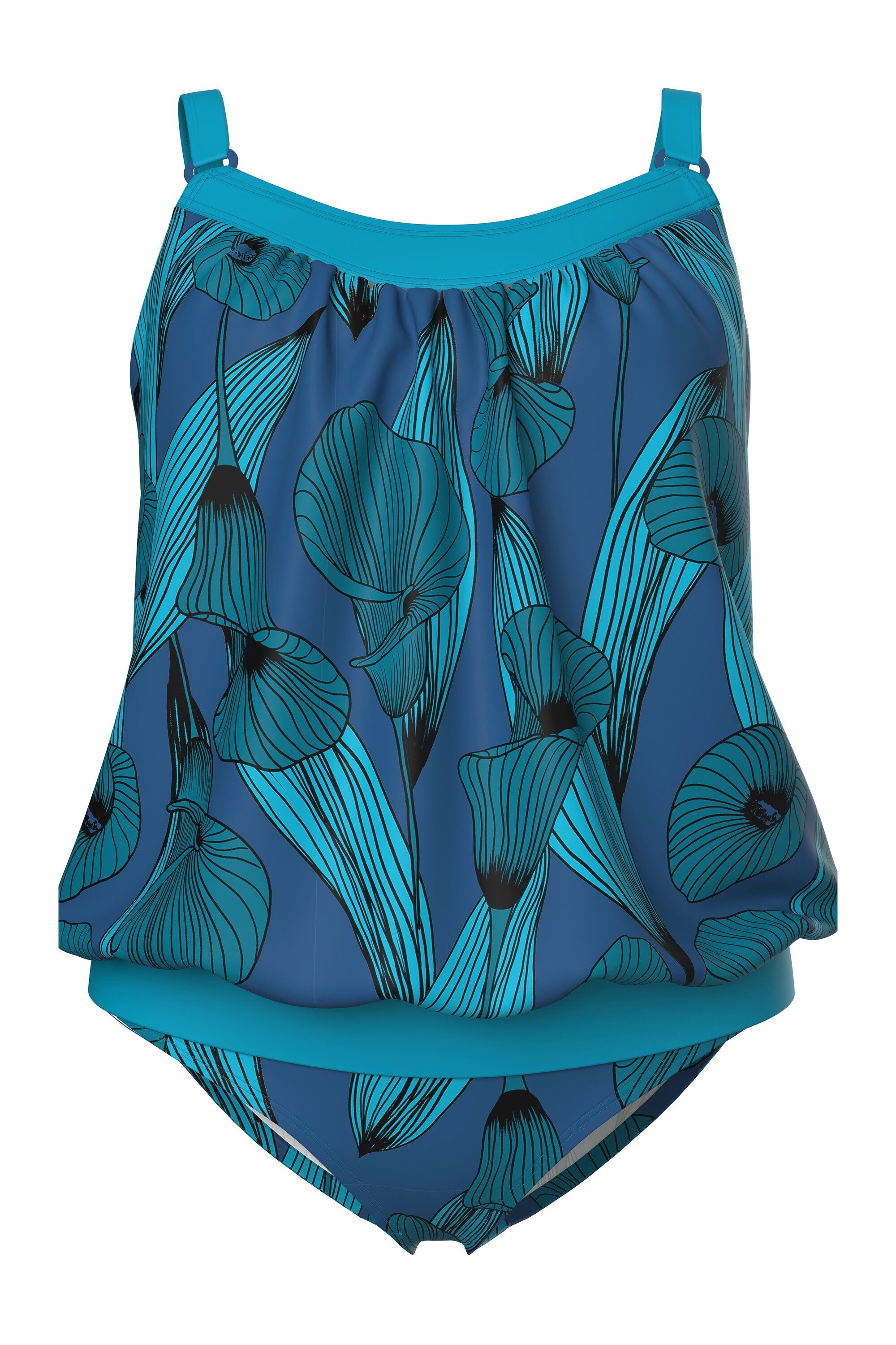 Ulla Popken Bügel-BH Tankini Callas Softcups Träger verstellbar günstig online kaufen