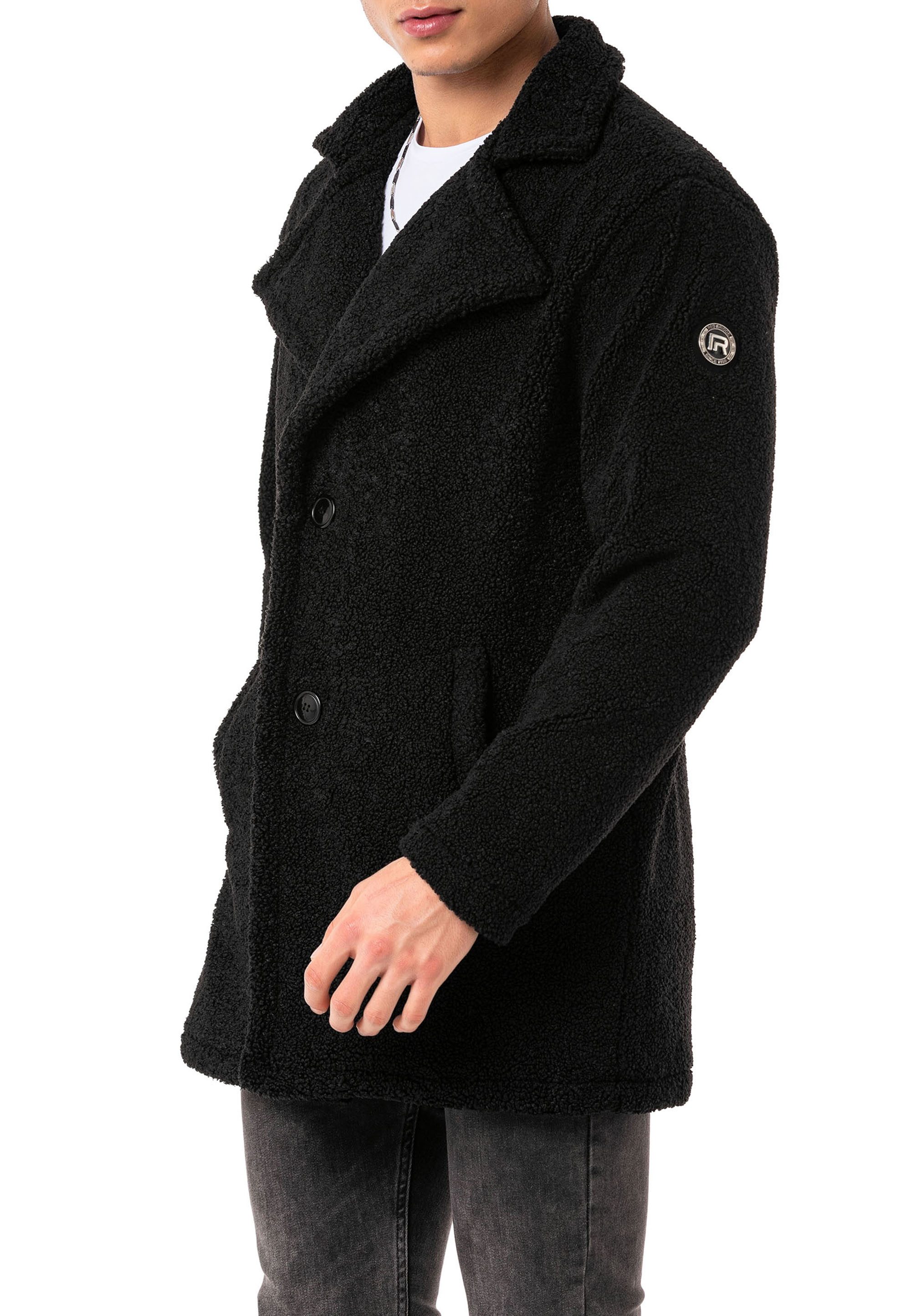 RedBridge Kurzmantel warme Teddy-Jacke Oversized warmer, günstig online kaufen