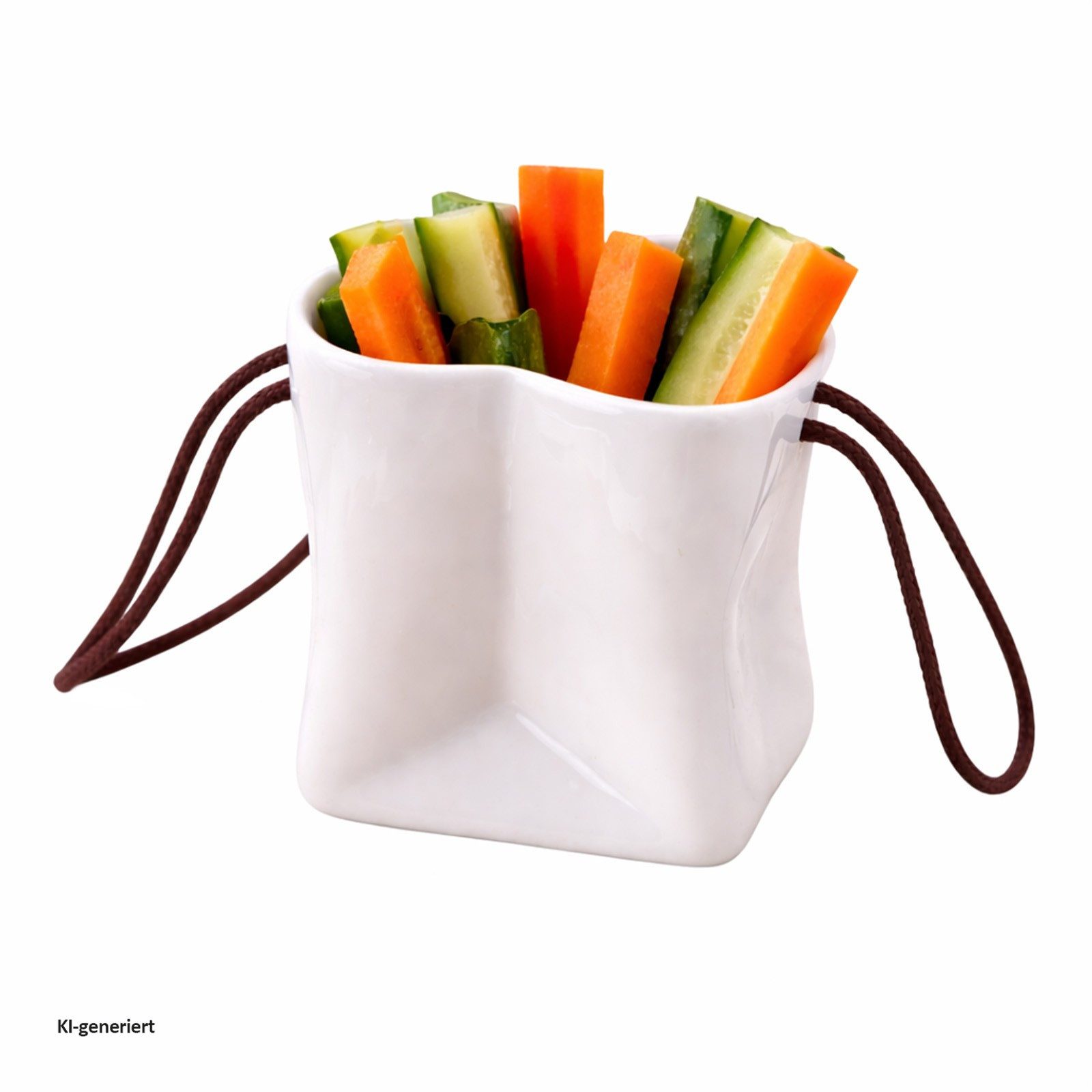 Neuetischkultur Servierschale Keramik Servierschale Tasche Design dekorative Dipschale, Keramik, (Stück, 1-tlg), Form einer Tasche
