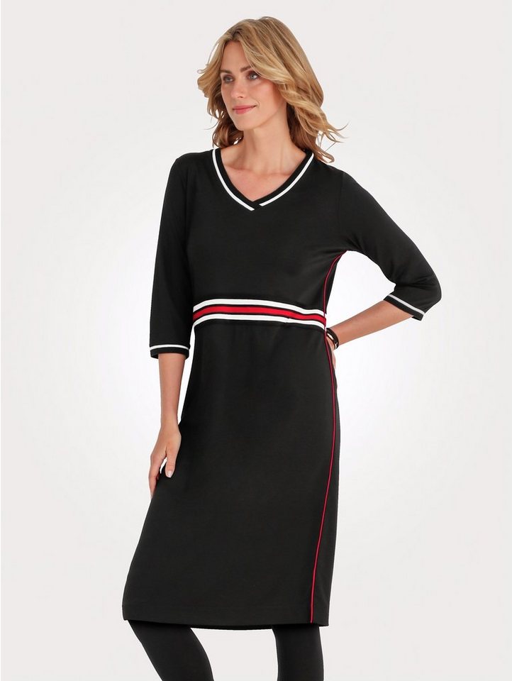 Mona Kleid in Jersey-Qualität in schwarz