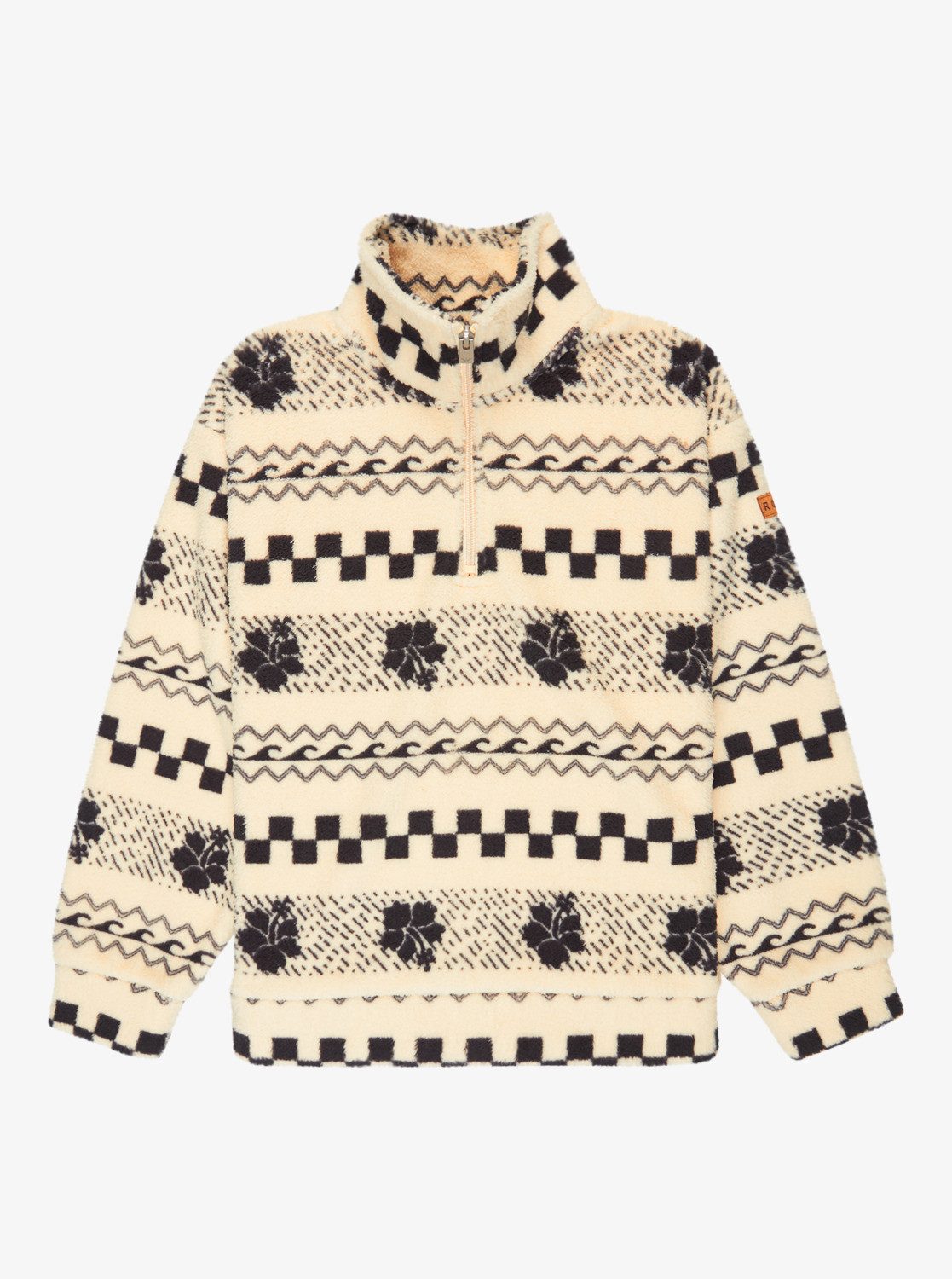 Roxy Strickfleece-Pullover CALLING ALL MY GIRLS Strickfleece-Struktur, aus Polyester, für Teens