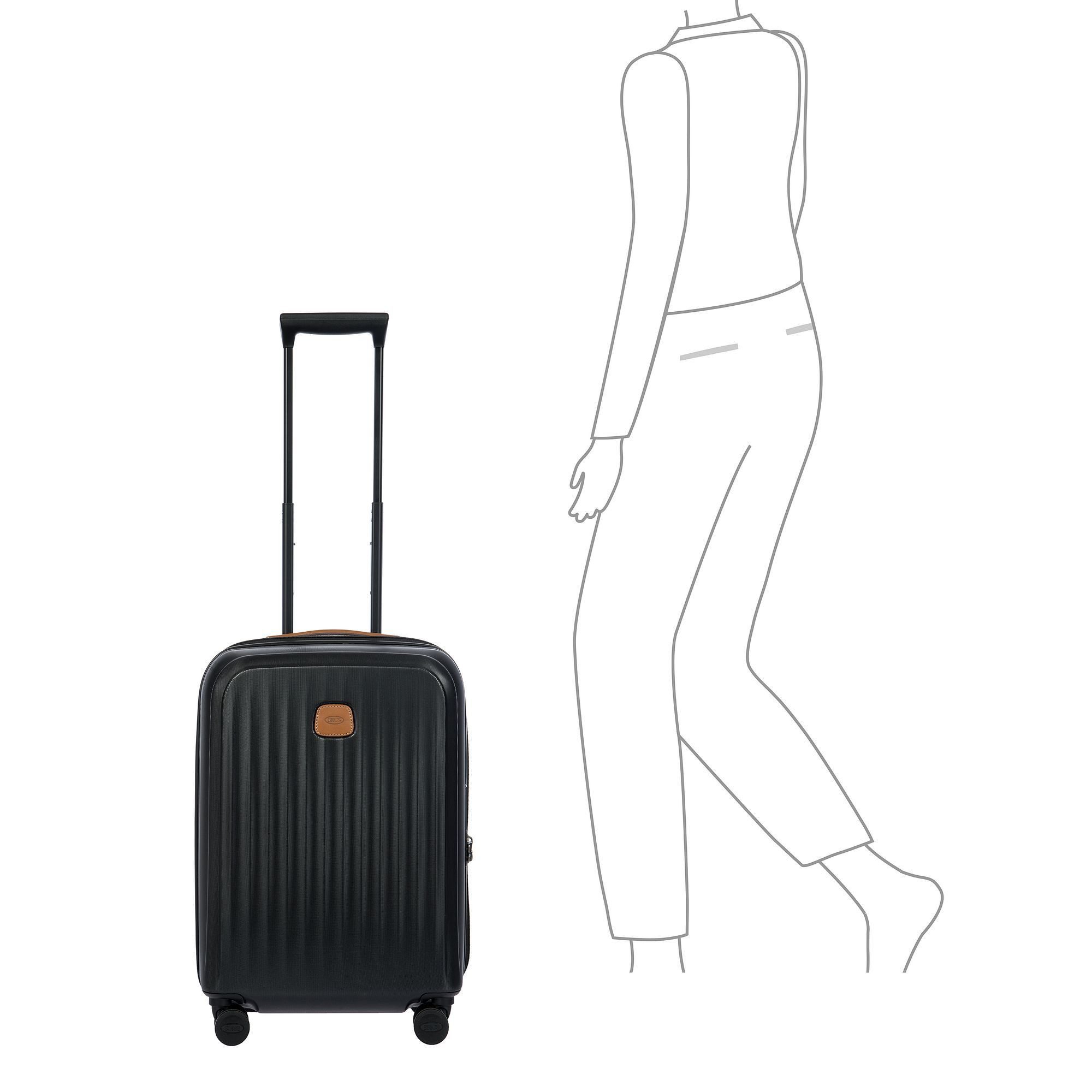 Bric's Hartschalen-Trolley Taormina, 4 Rollen, Polycarbonat