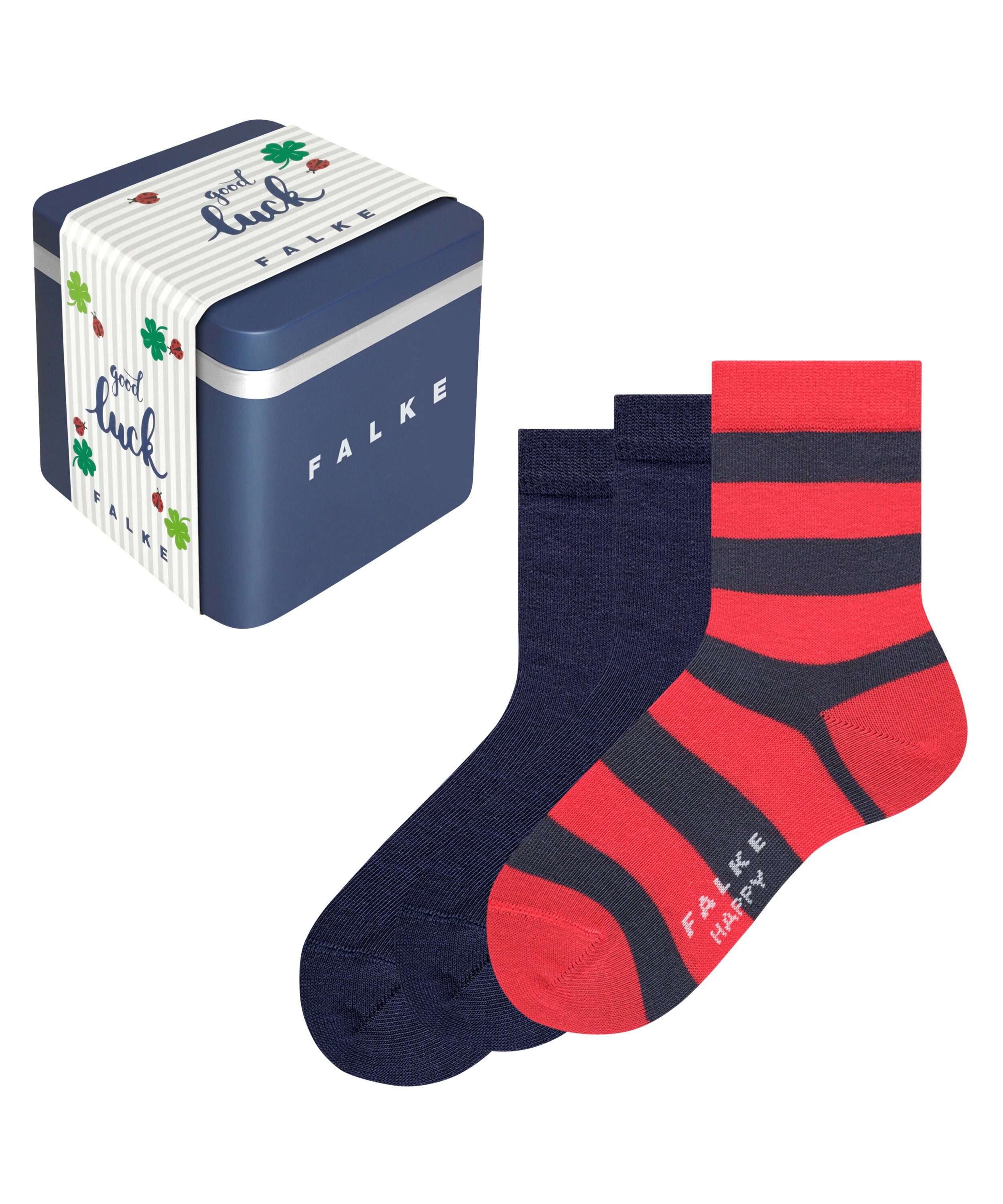 FALKE Socken Happy sortiment 3-Pack (0030) Giftbox (3-Paar)