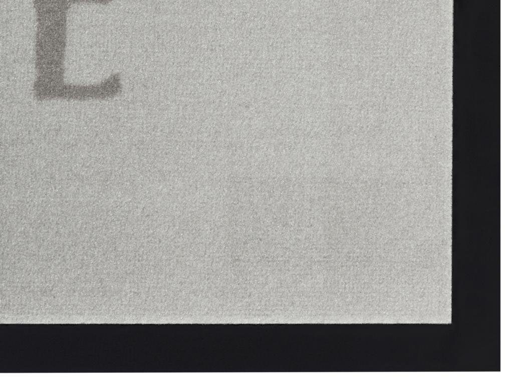Fußmatte 5 mm, Magne, home, my mit Spruch, pflegeleicht, waschbar, Schrift Design, beige/creme robust, rutschfest rechteckig, Höhe: