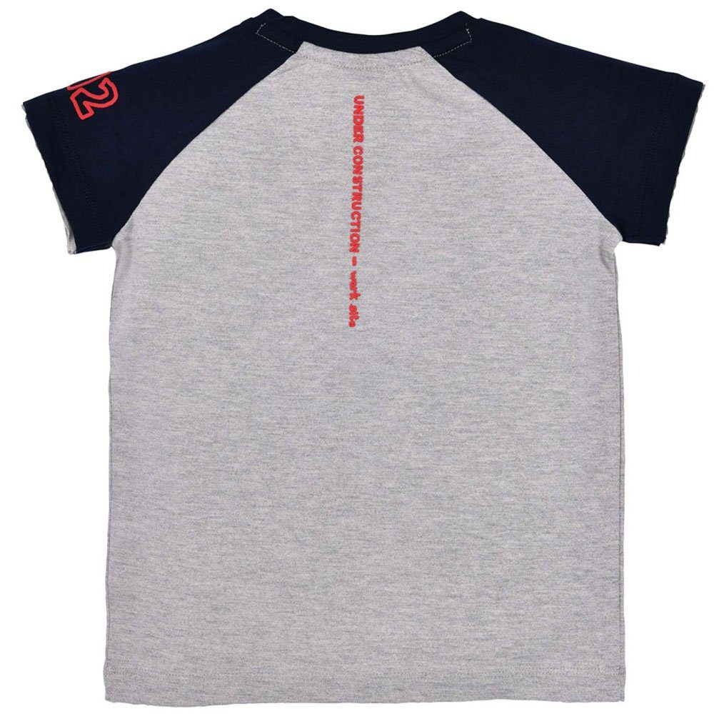 BONDI T-Shirt Jungen Kurzarm T-Shirt 'Feuerwehr' 33148, Grau Me