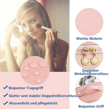 Juoungle Kosmetiktasche Kosmetiktasche Reise Make-up Tasche Kapazität Portable Schminktasche