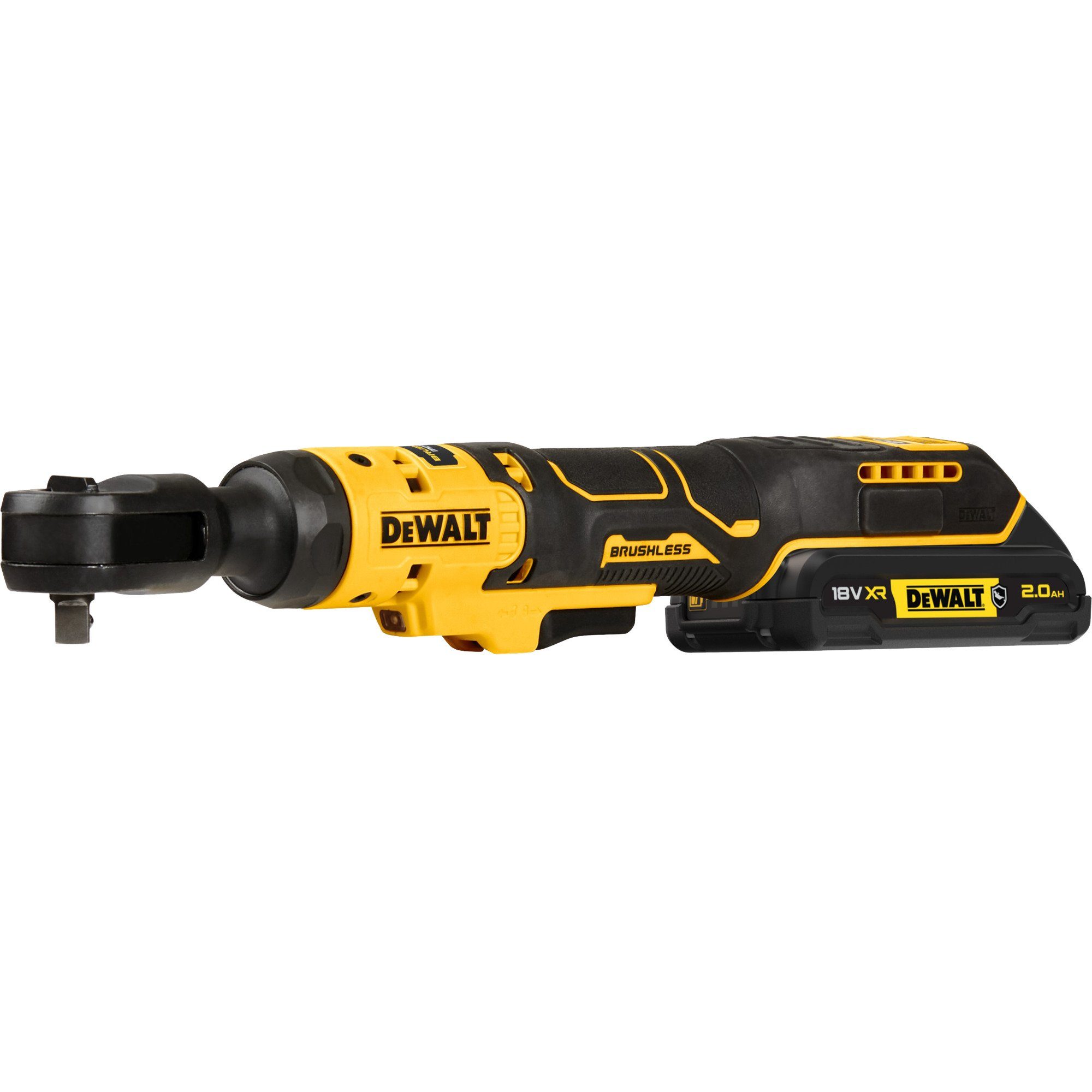 DeWalt Akku-Bohrschrauber DEWALT Akku-Ratsche DCF513D1G, 3/8", 18Volt, (XR Li-Ionen-Akku 2,0Ah)