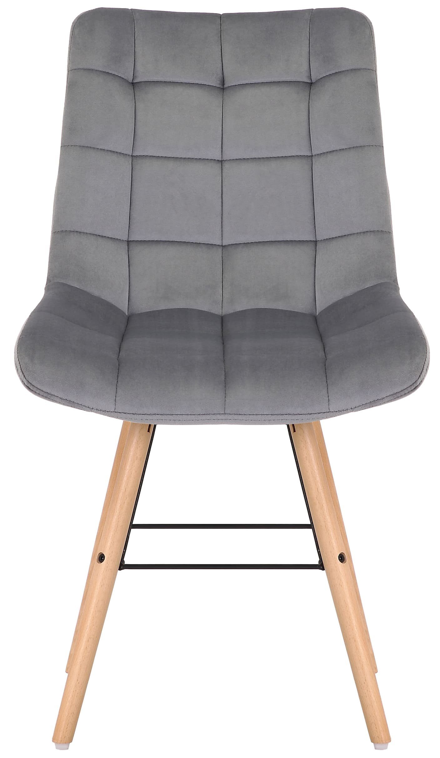 CLP Esszimmerstuhl 2er Set Stühle Leni Samt (2er Set, 2 St), Polsterstuhl mit Samtbezug