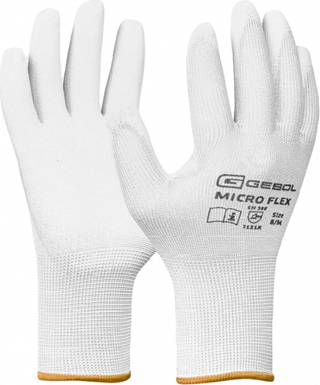 Gebol Arbeitshandschuhe Gebol Handschuh Nano Flex Gr. 9 weiß