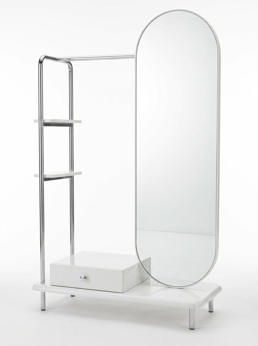 JVmoebel Standspiegel Spiegel modern weiß bequem komfortabel Schlafzimmer praktisch (1-tlg)