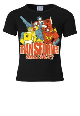 LOGOSHIRT T-Shirt Transformers mit coolem Frontdruck