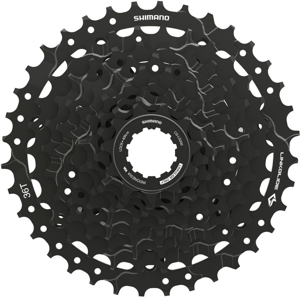 Shimano Zahnkranz SHIMANO Kassette CUES LINKGLIDE CS-LG300 9-fach 11-36Z - robuste, mode