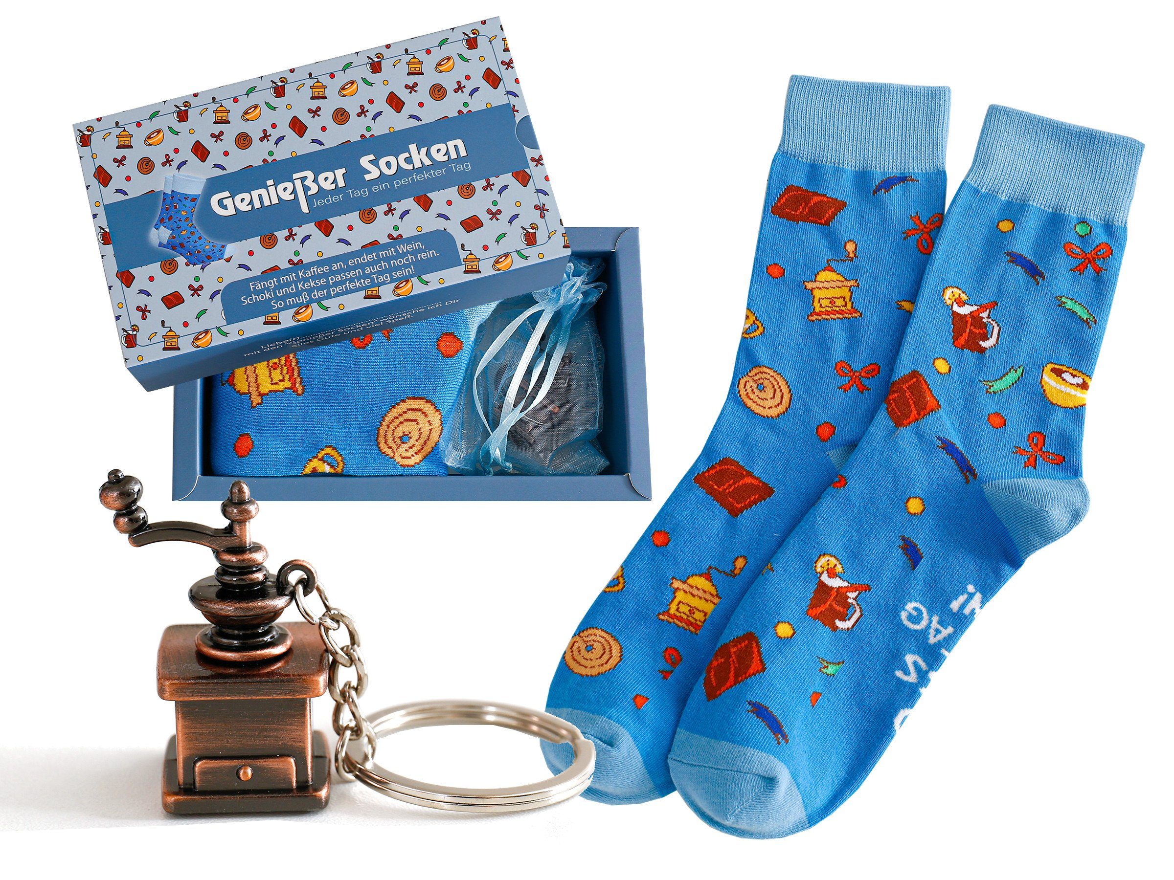 Lucadeau Freizeitsocken Vatertagsgeschenkset für Frauen und Männer, Socken günstig online kaufen