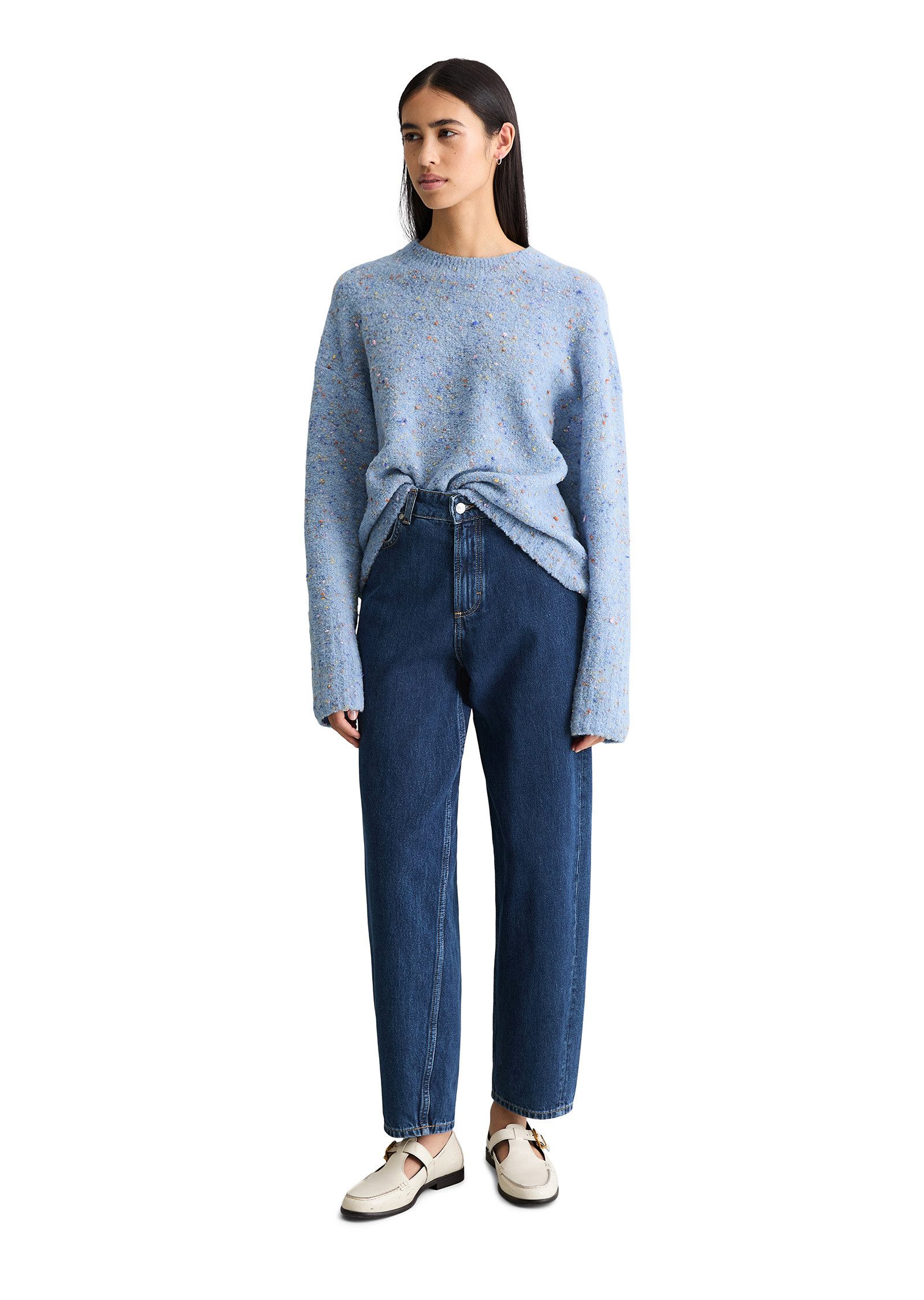 Marc O'Polo DENIM Strickpullover aus Schurwolle-Viskose-Mix
