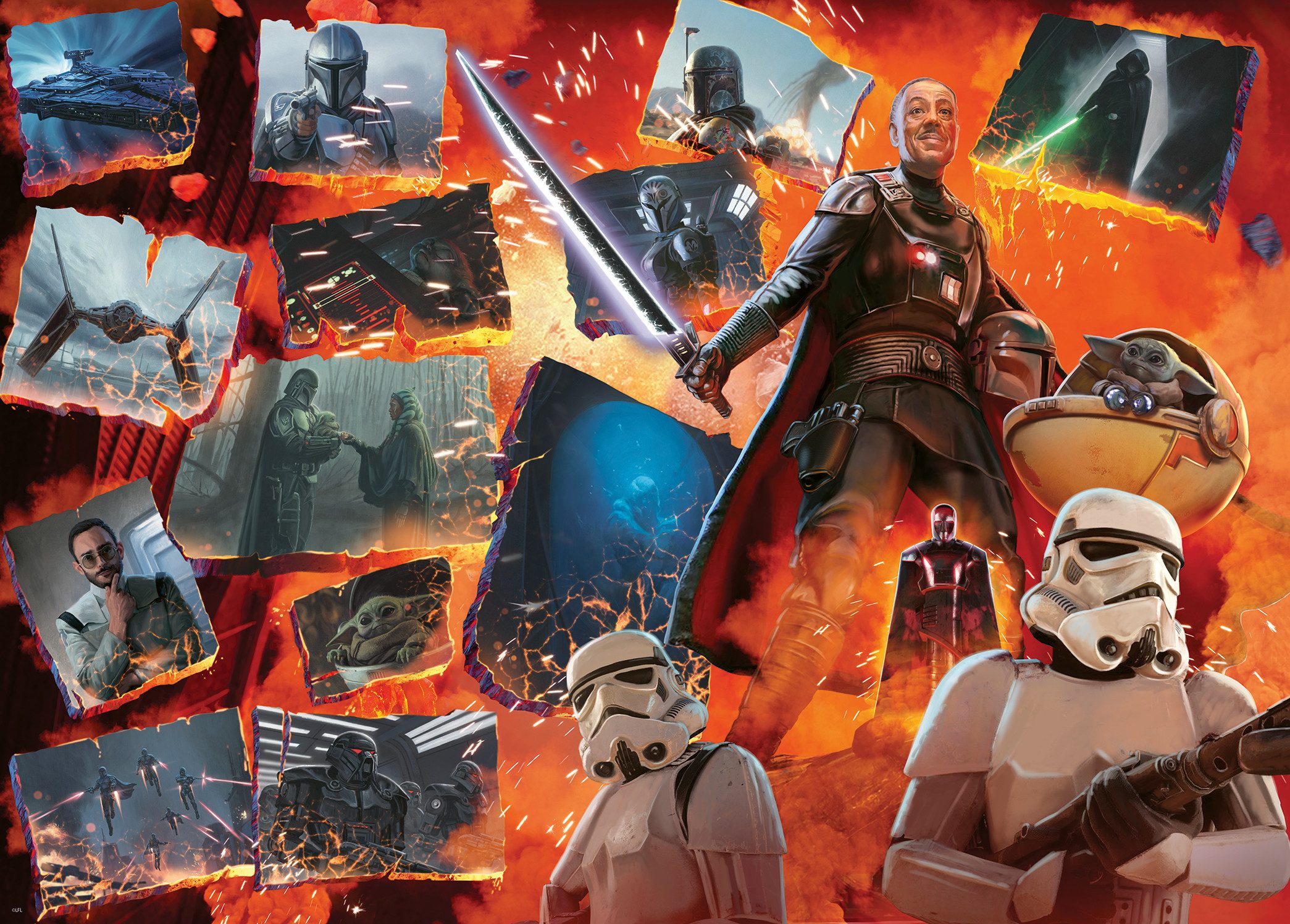 Ravensburger Puzzle Star Wars Villainous: Moff Gideon, 1000 Puzzleteile, Ma günstig online kaufen