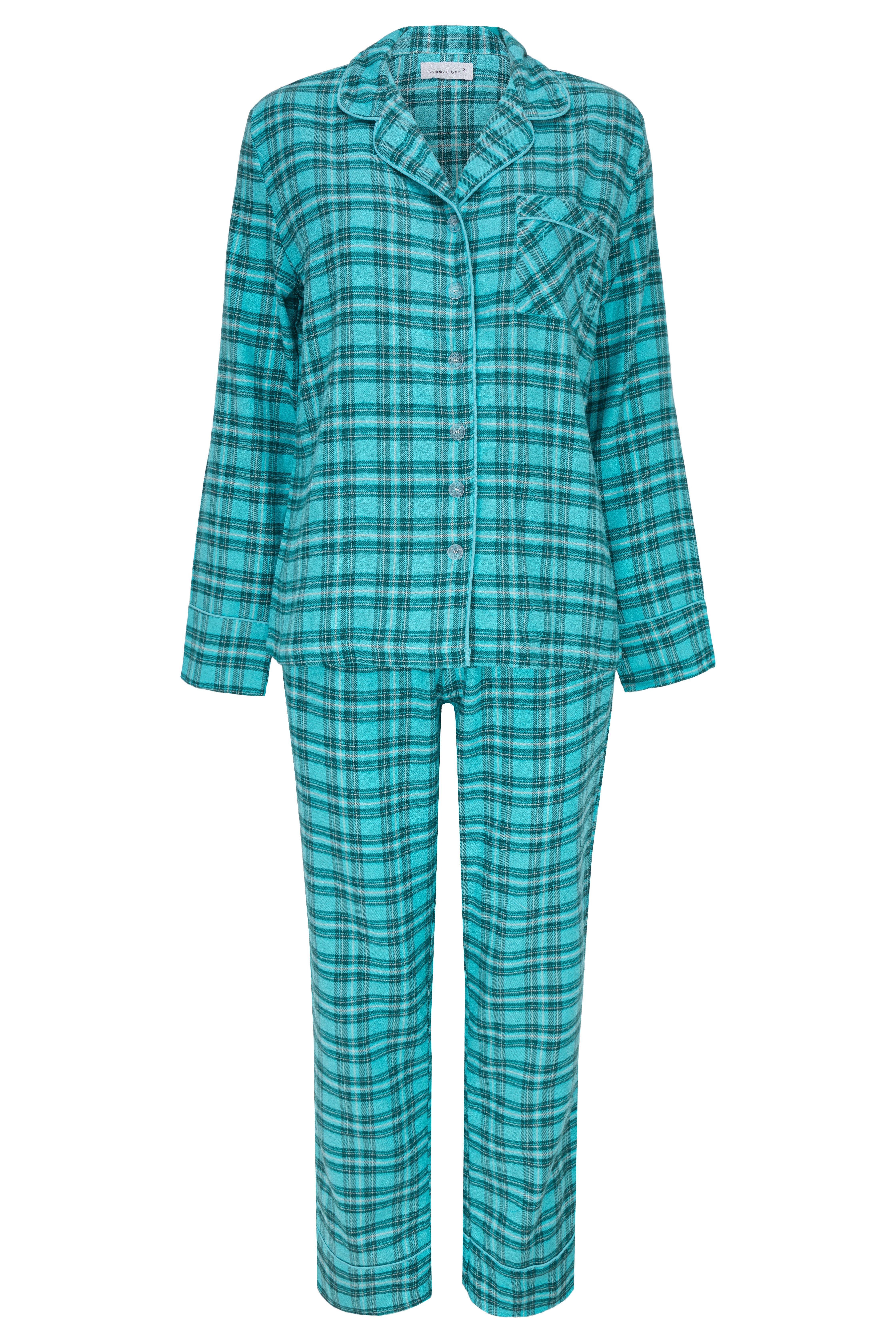 SNOOZE OFF Pyjama Schlafanzug aus Flanell günstig online kaufen