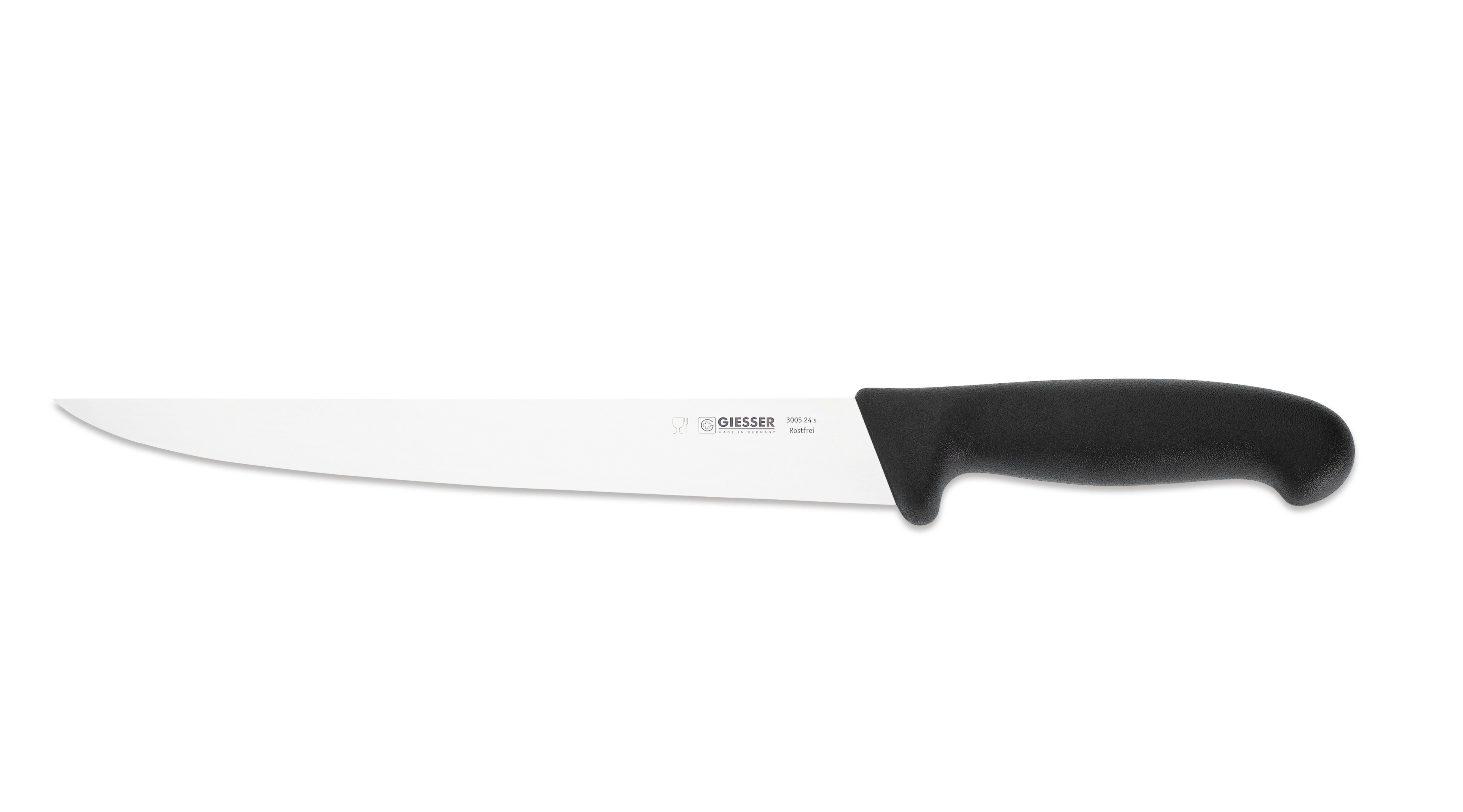 GIESSER Ausbeinmesser Stechmesser 3005 13-30, starke, gerade Klinge, Ideal für Fleischer, Fleischermesser