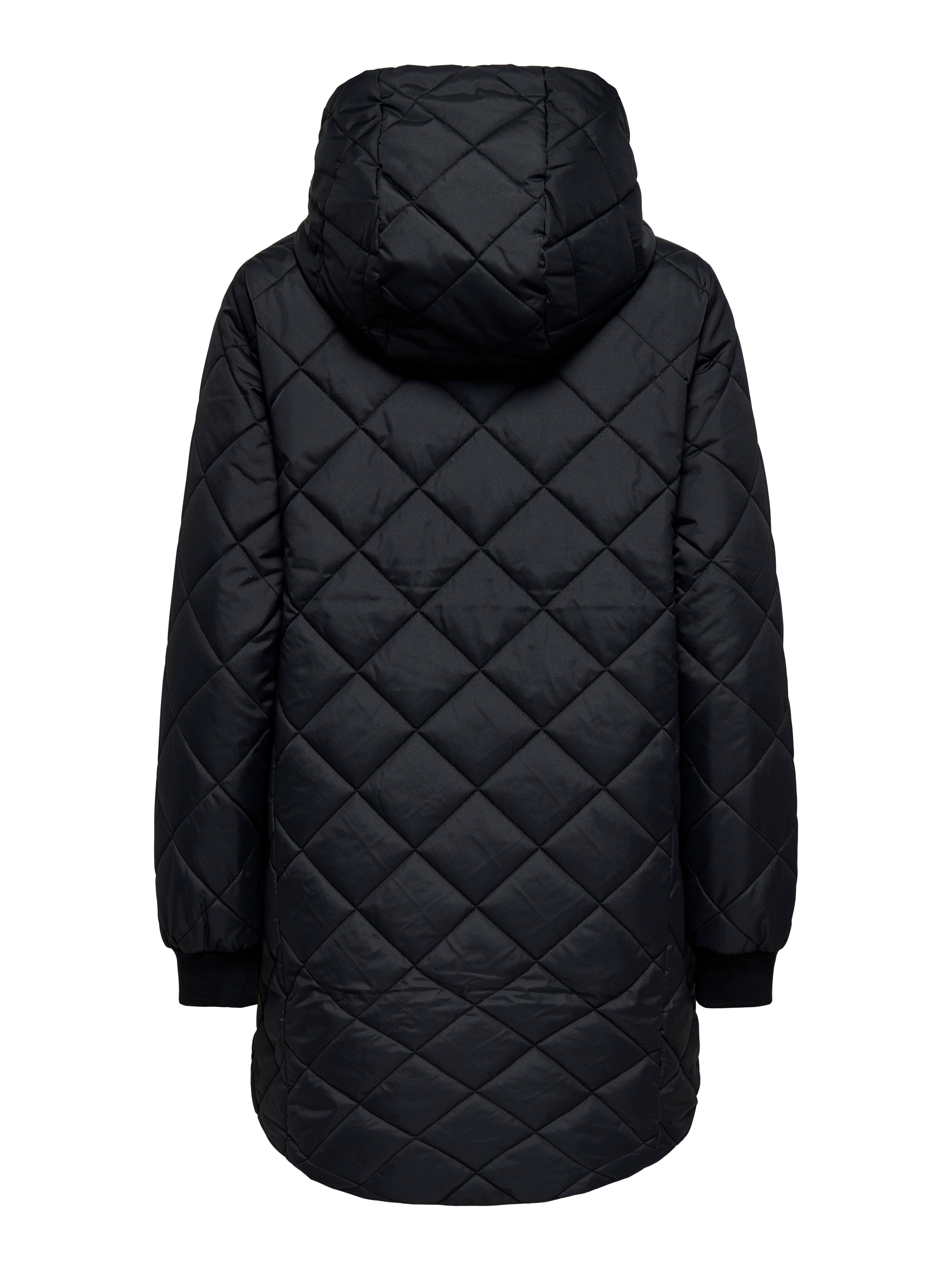ONLY Steppmantel ONLJULIET QUILTED HOOD ZIP COAT OTW NOOS Kunstfaser