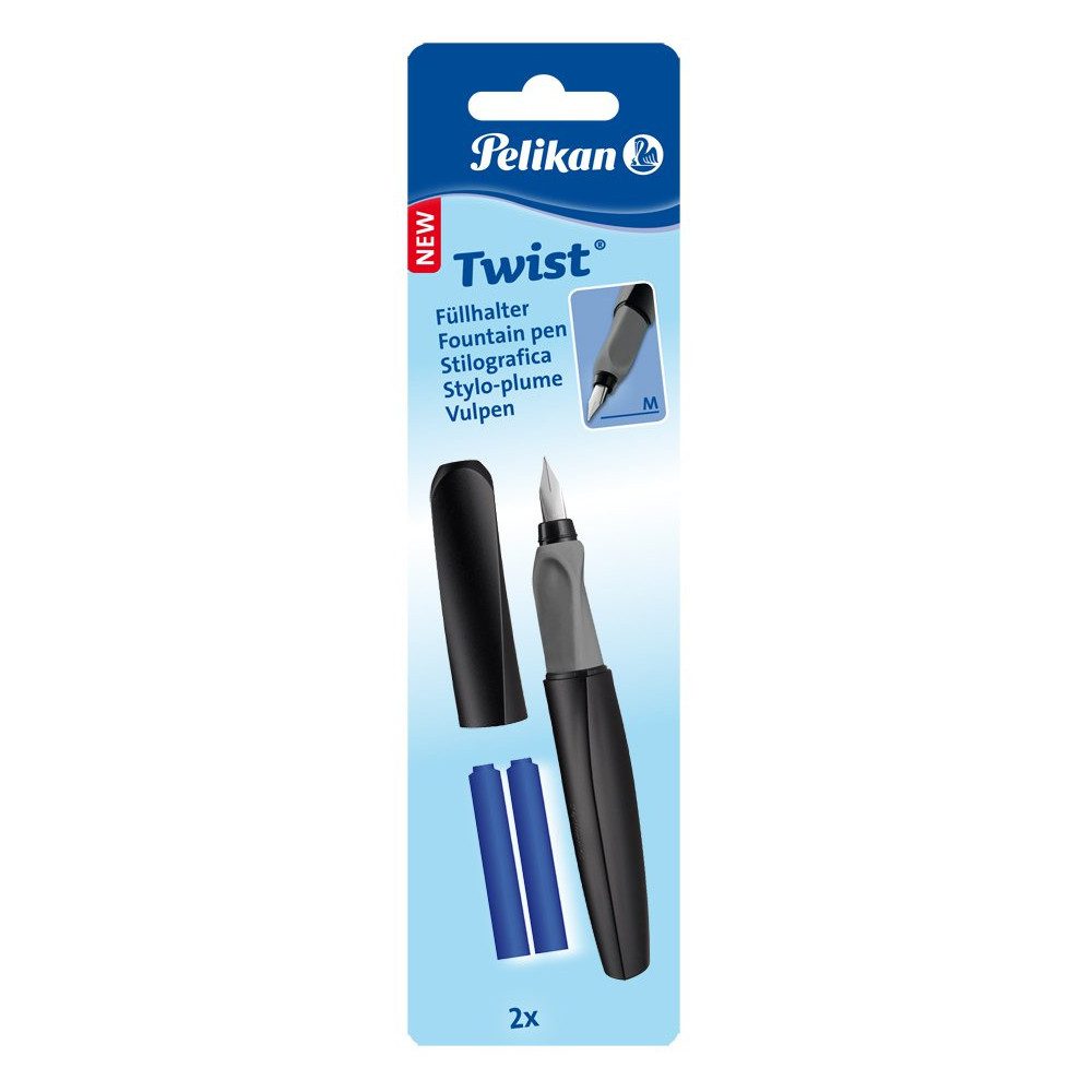 Pelikan Füllhalter Füllhalter Twist P457 - Schwarz - M