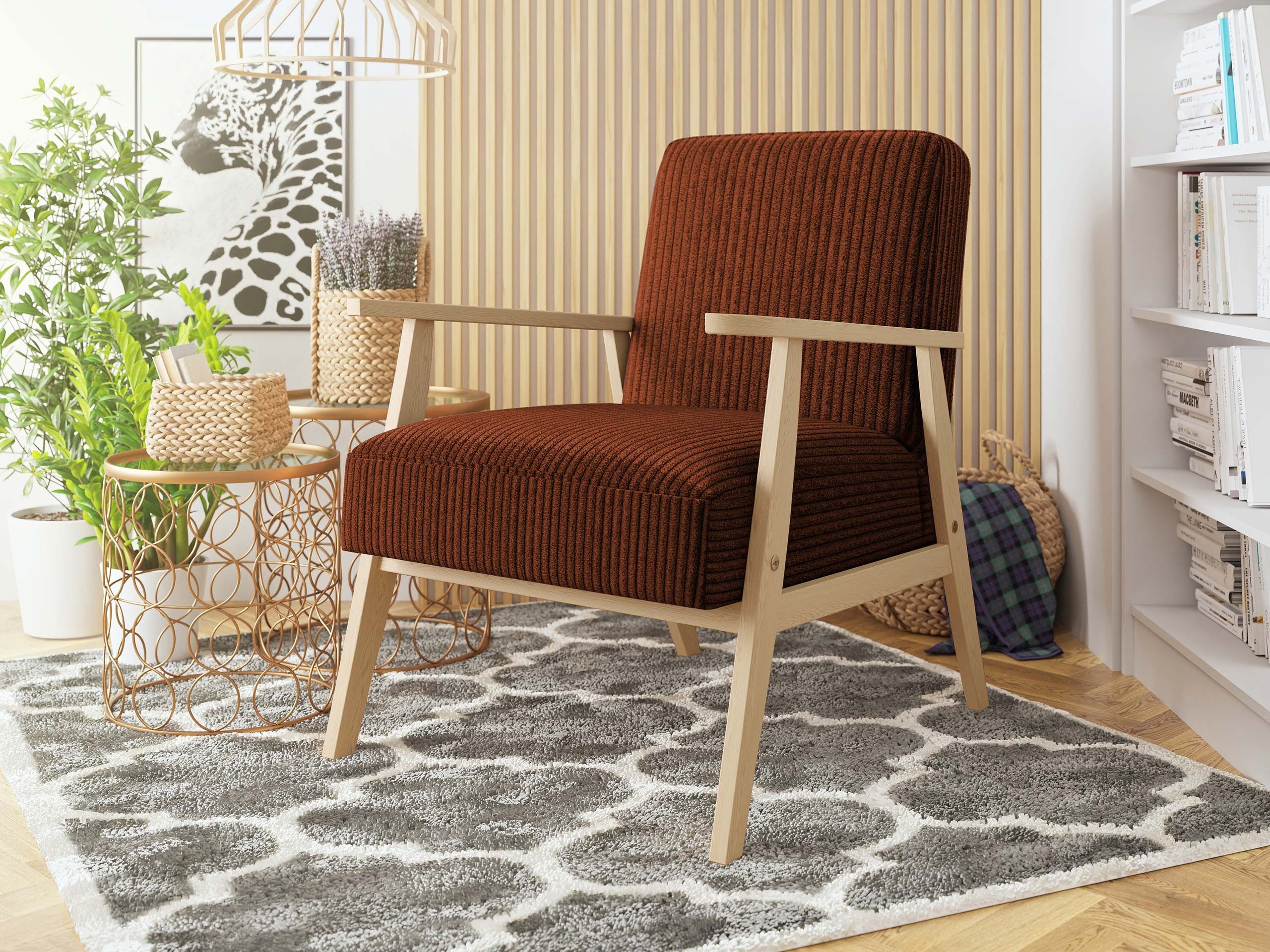MIRJAN24 Sessel Retro Cord (mit Wellenfeder), günstig online kaufen