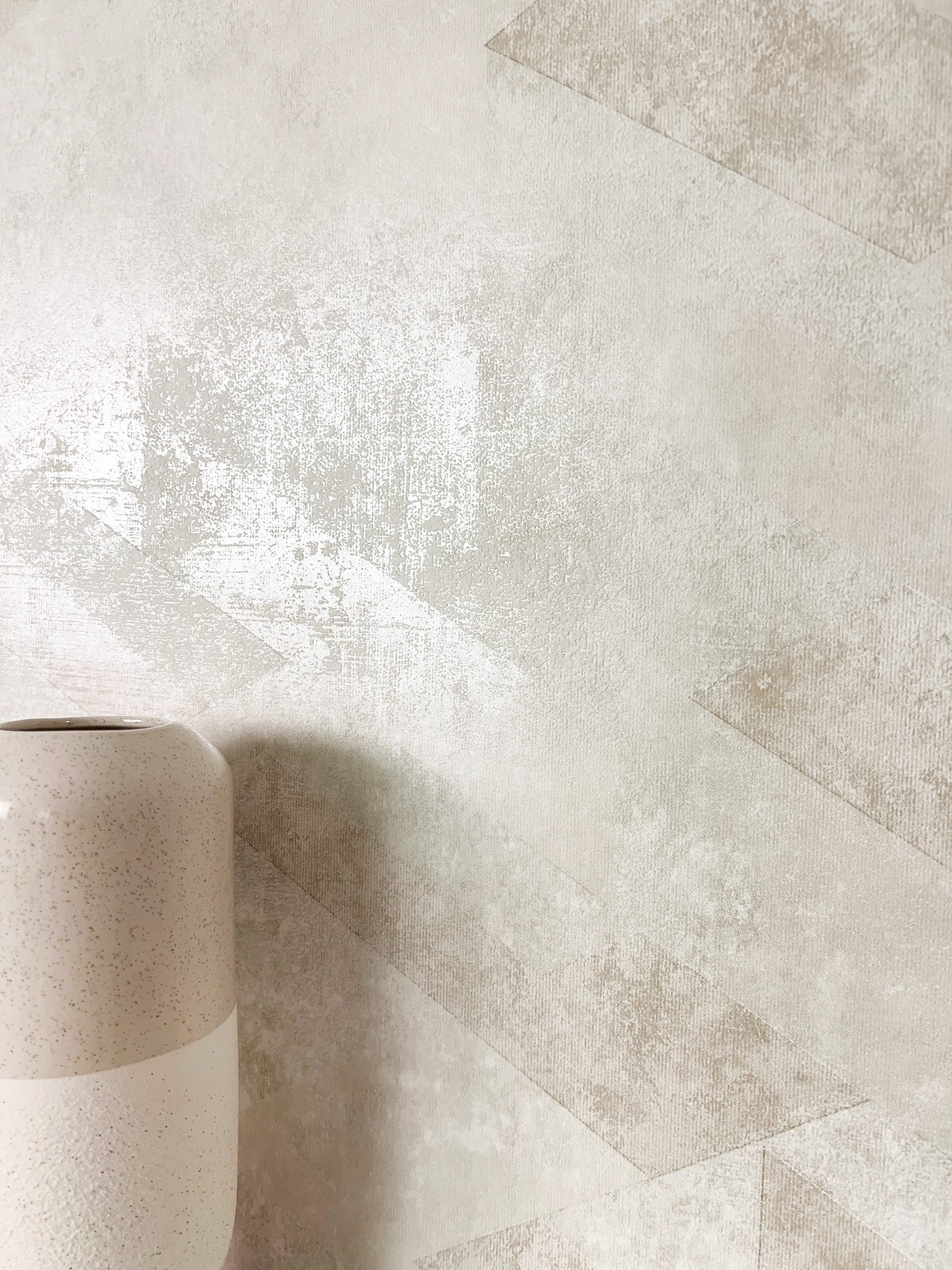 Newroom Vliestapete, Creme Tapete Modern Glänzend - Betonoptik Betonwand Be günstig online kaufen