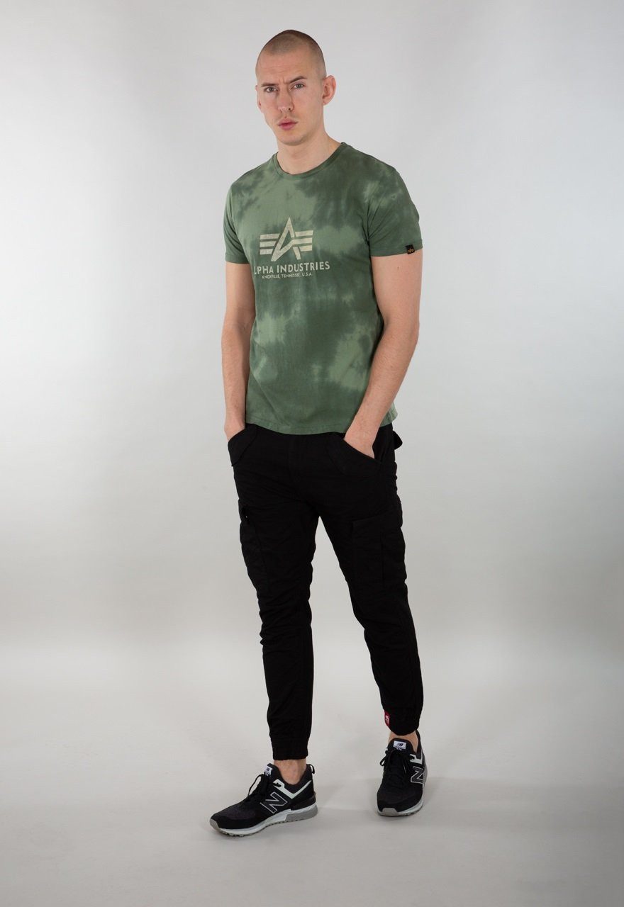 Alpha Industries T-Shirt Basic (Baumwolle) Batik olive Herren günstig online kaufen