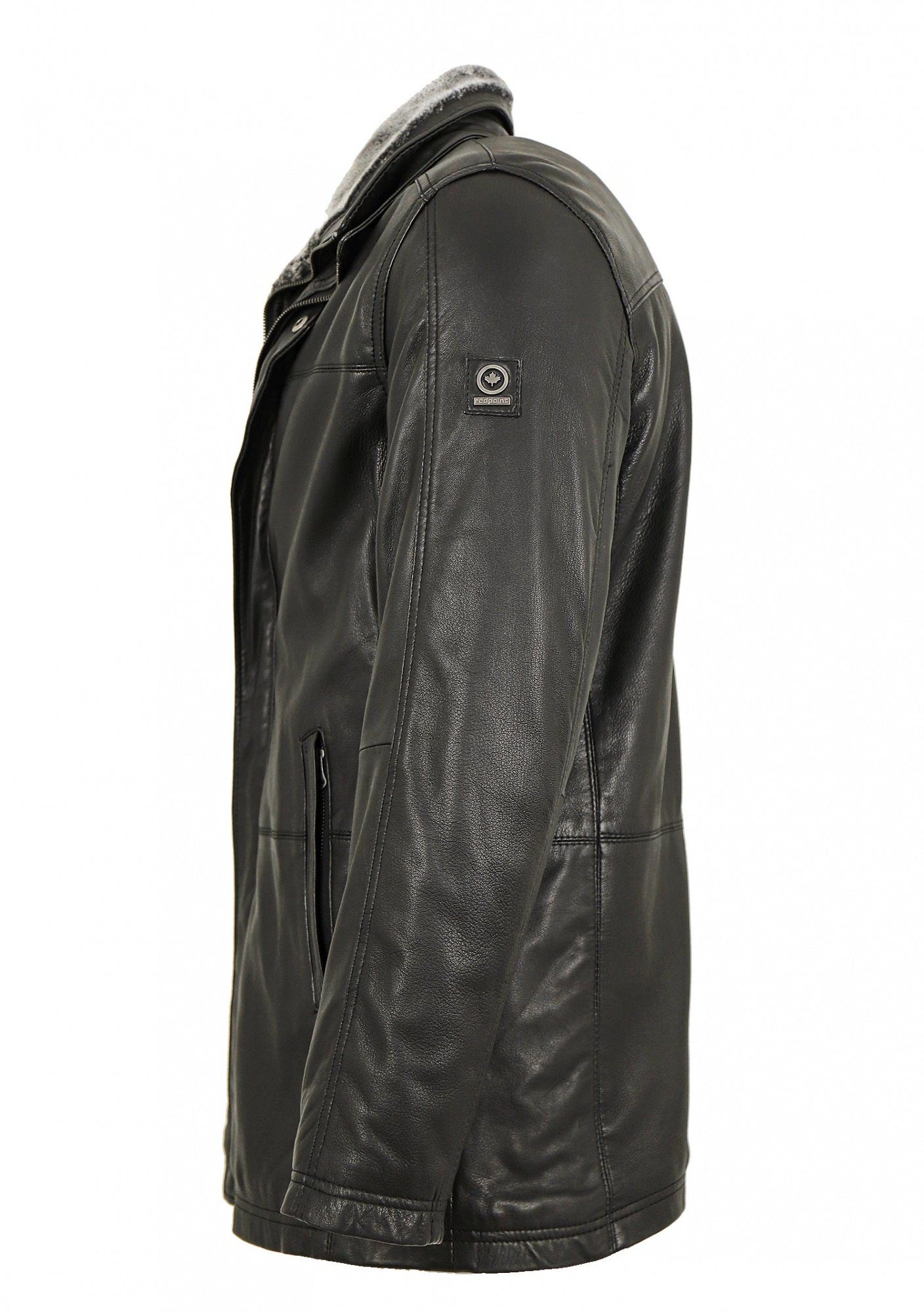 Redpoint Lederjacke Redpoint - Herren Lederjacke Longjacke Lammnappa schwar günstig online kaufen