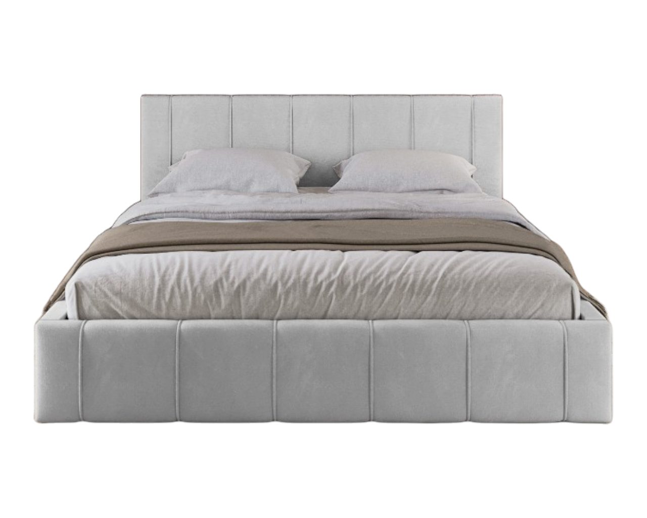 thematys Polsterbett mit Bettkasten & Lattenrost + viel Stauraum 120x200–180x200cm - Samt (Optional mit 28 cm H3/H4 Taschenfederkern oder 23 cm Taschenfederkern – Bild 5 von 5