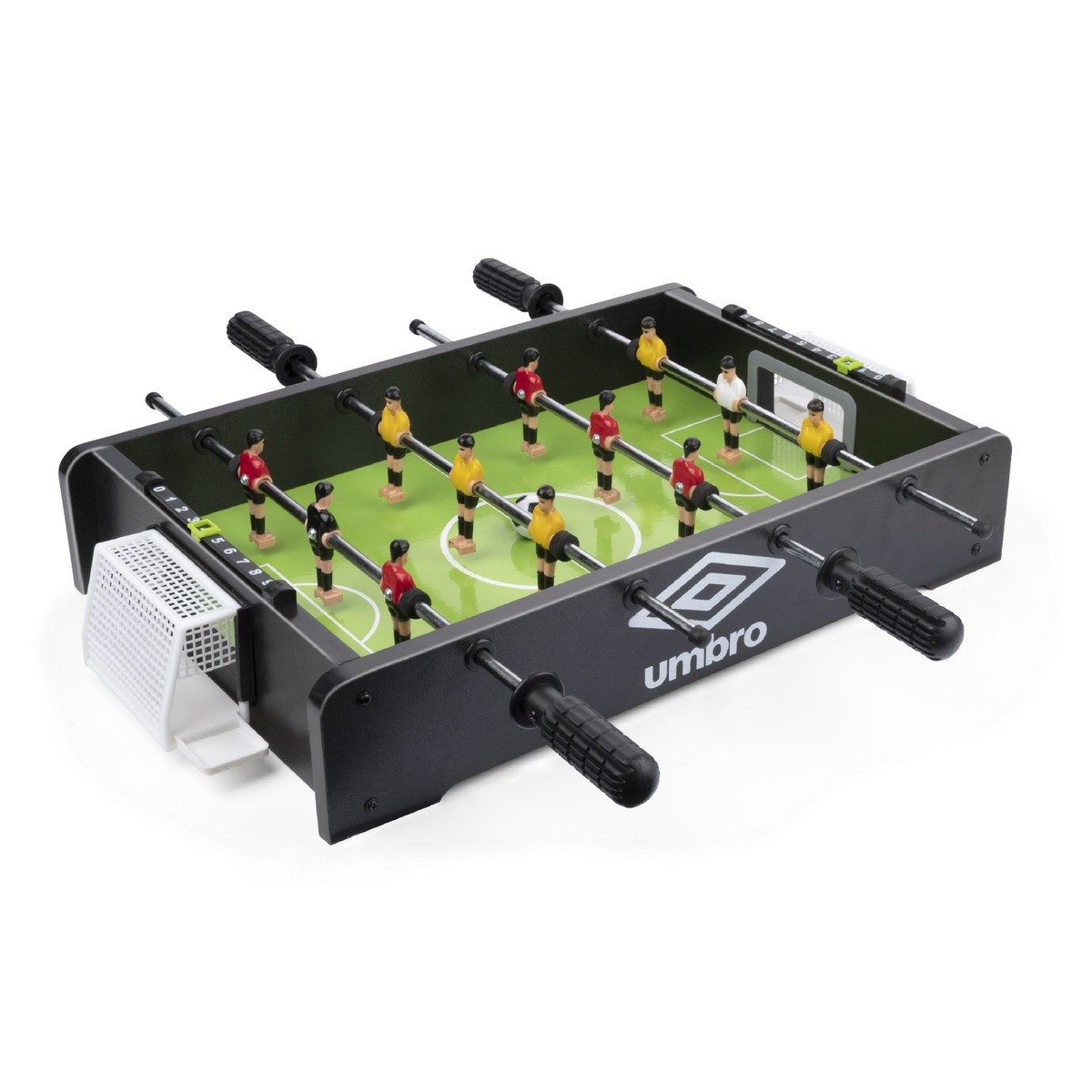 Umbro Tischfußballspiel Umbro Mini Tischkicker - Kickertisch mit 12 Spielern