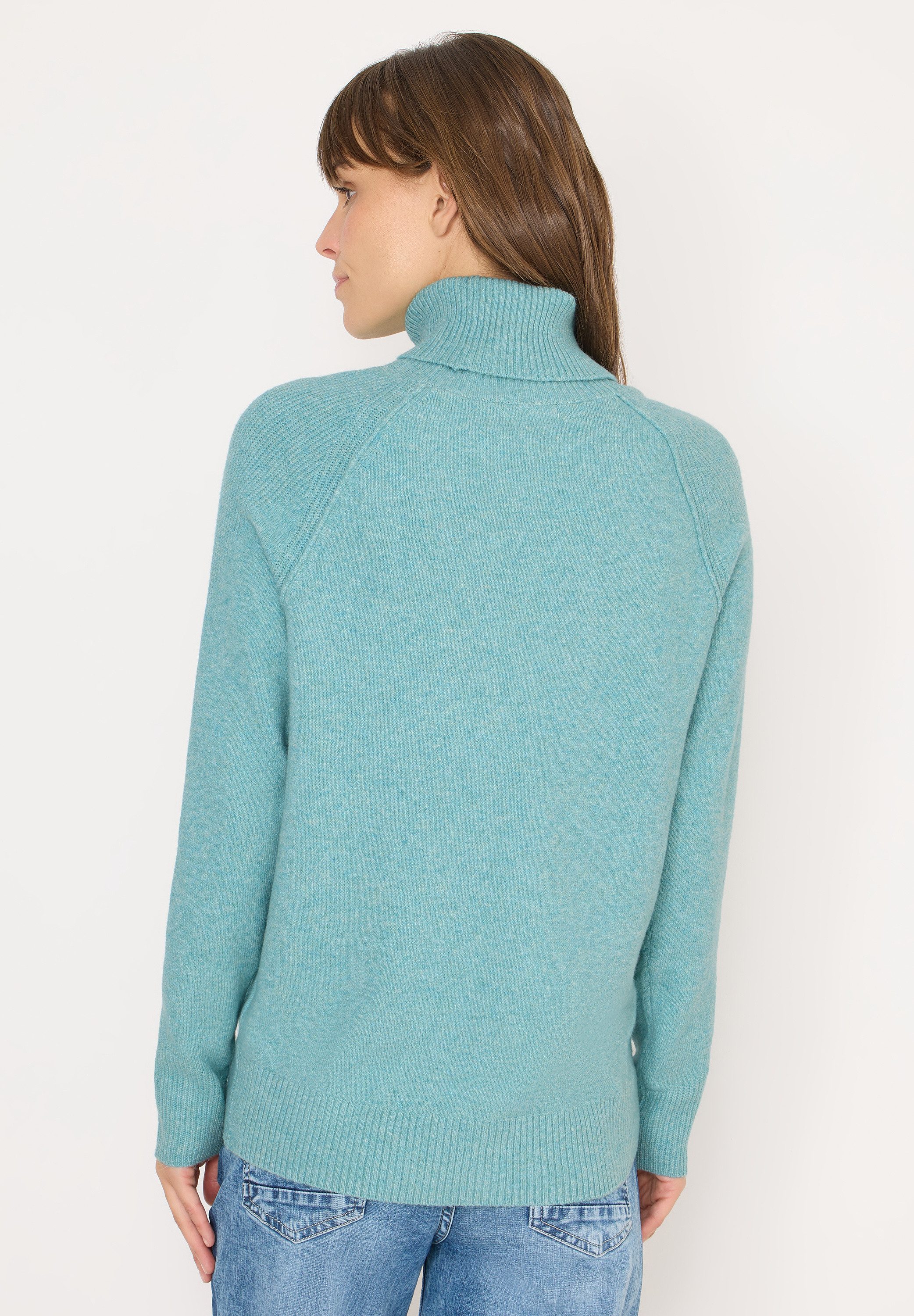 CECIL Rollkragenpullover im angenehmen Materialmix günstig online kaufen