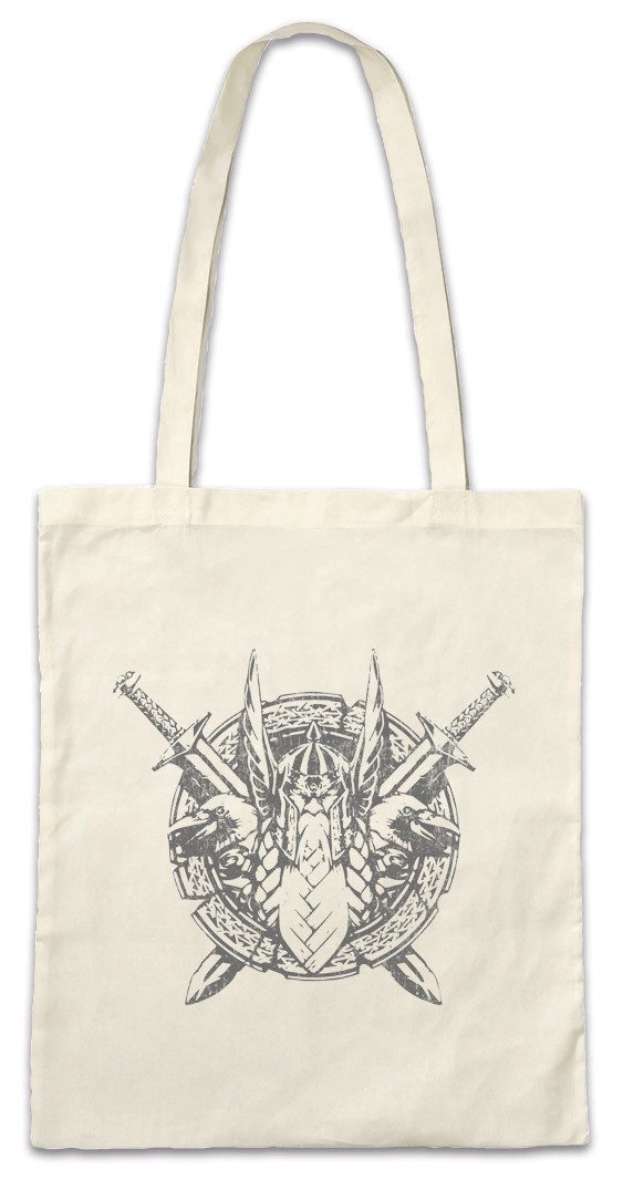Beuteltasche Odhin Ravens I Stofftasche Hugin Vikings Munin Raben Wikinger Ravens