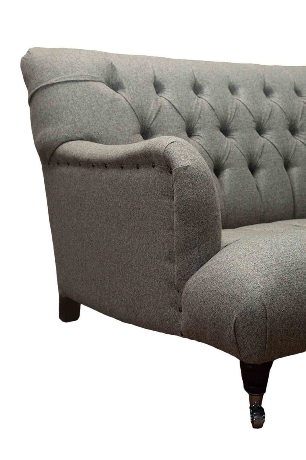 Luxus Chesterfield Couchen, Sofa Blau Design Dreisitzer Made JVmoebel Sofa Europe Möbel Sitzer In 3