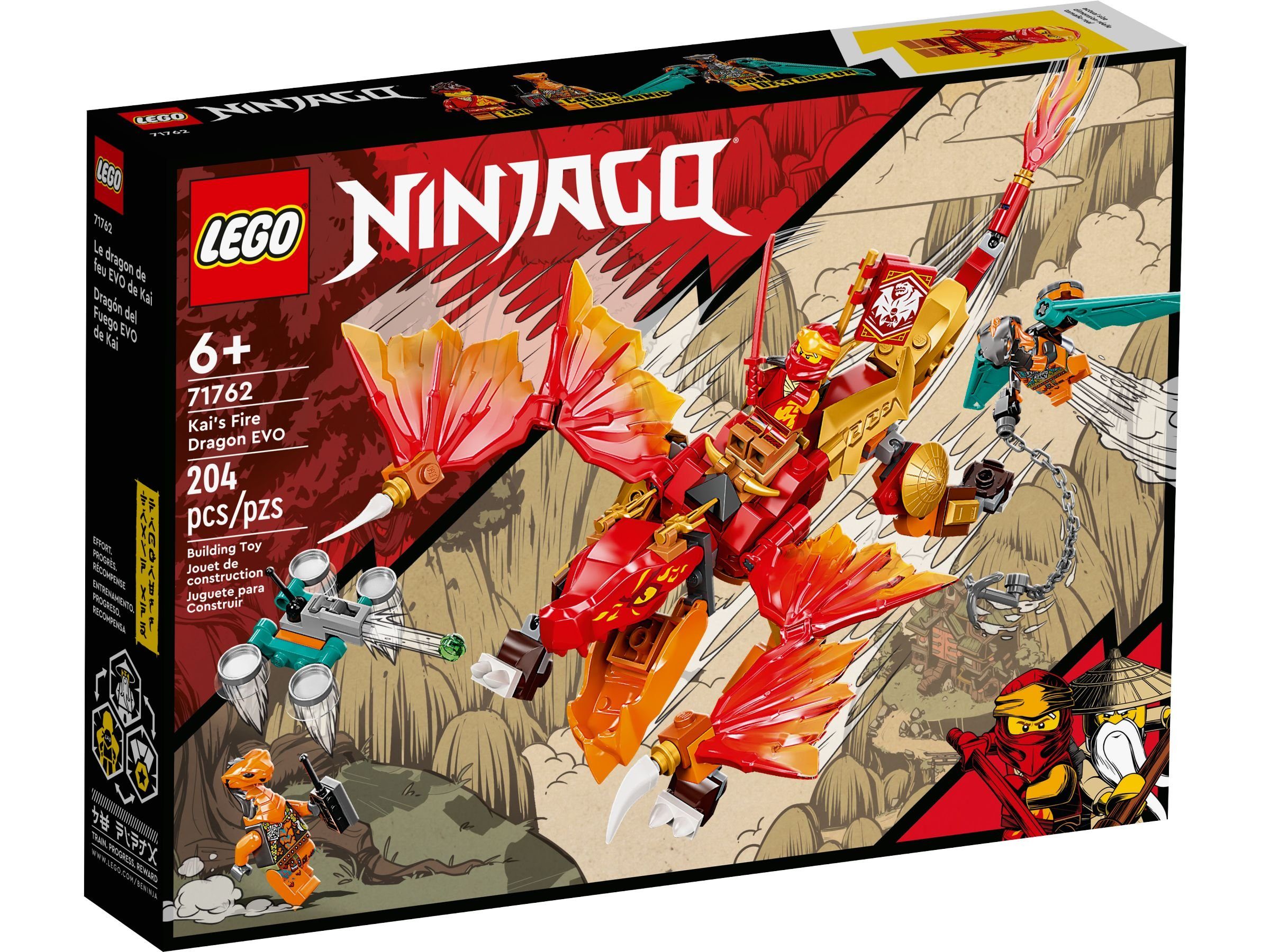 LEGO® LEGO® Ninjago 71762 Kais Feuerdrache EVO Konstruktionsspielsteine, (2 günstig online kaufen
