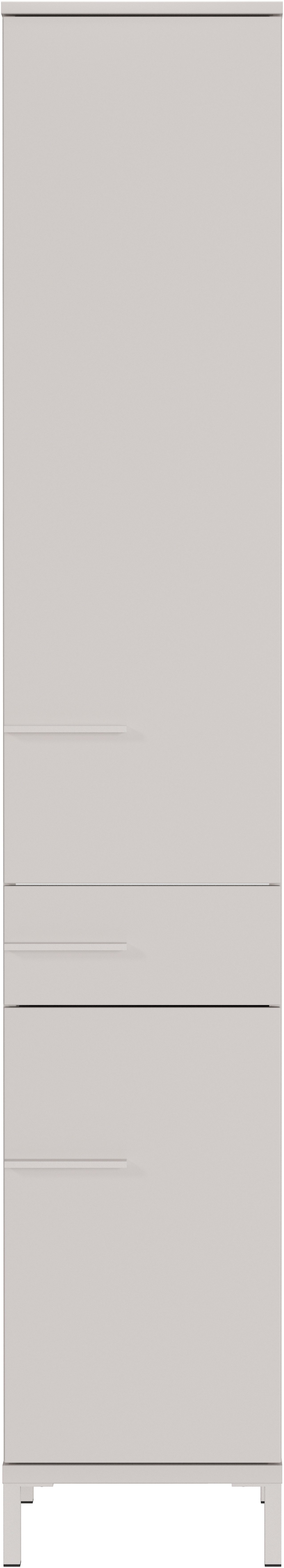 GERMANIA Hochschrank Hochschrank (1-St) Hochschrank mit wechselbarem Türanschlag in Kaschmir