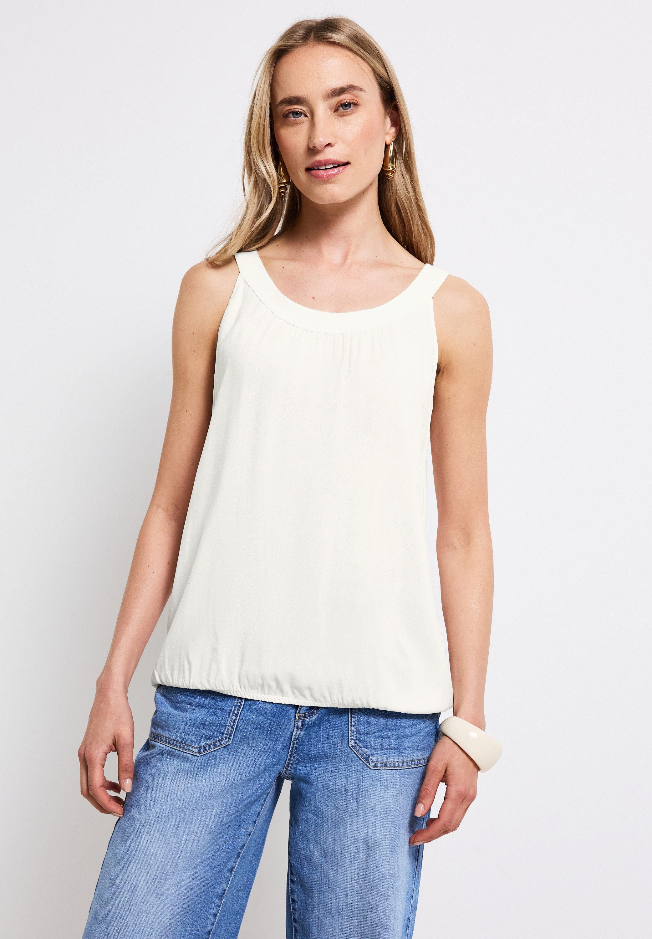 STREET ONE Trägertop mit Elastiksaum